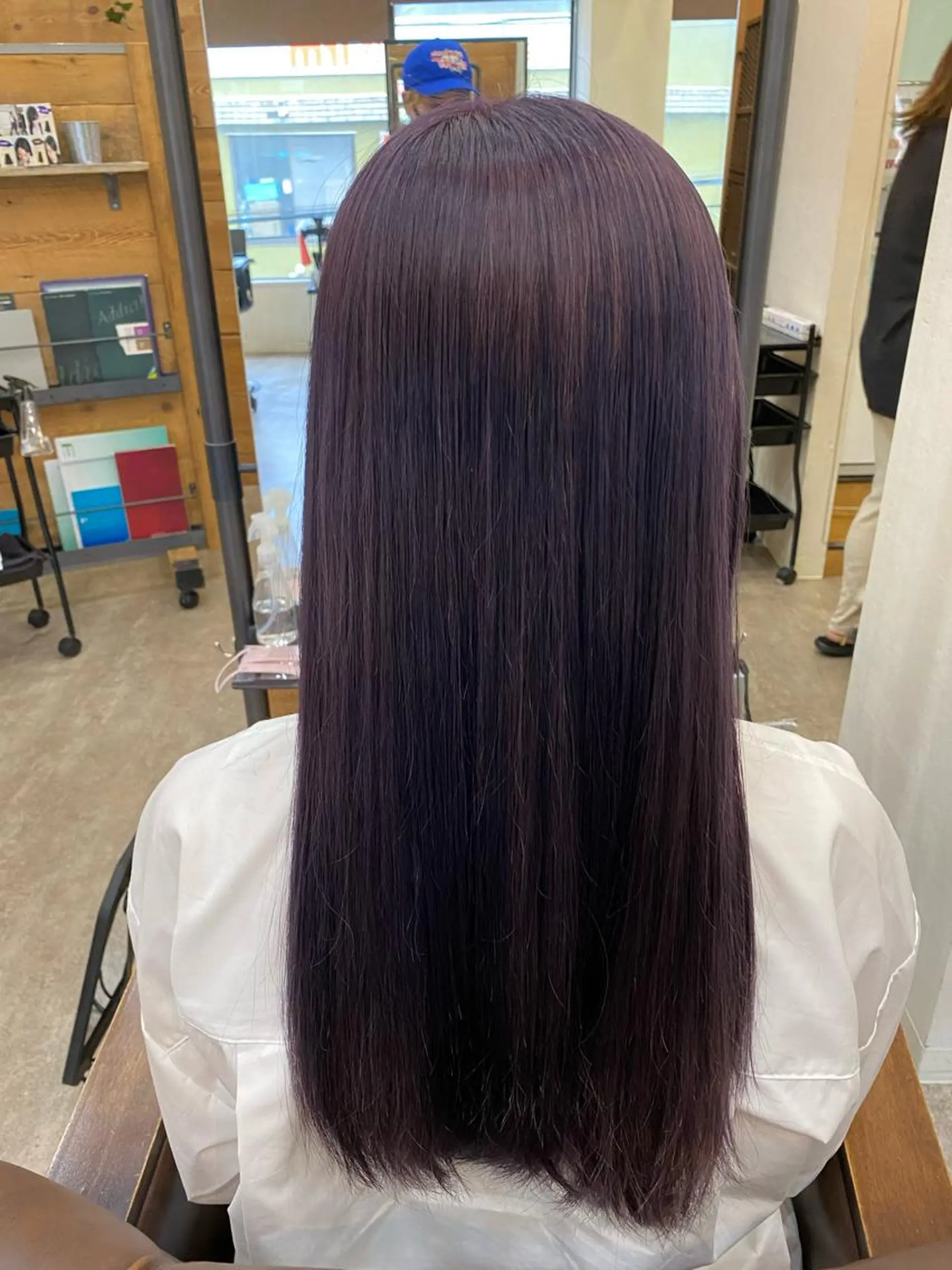 ロング カラー ブリーチ ラベンダーカラー ヘアカラー トリートメント 🟢NEGi🟣 🫧髪質改善のヘアスタイル