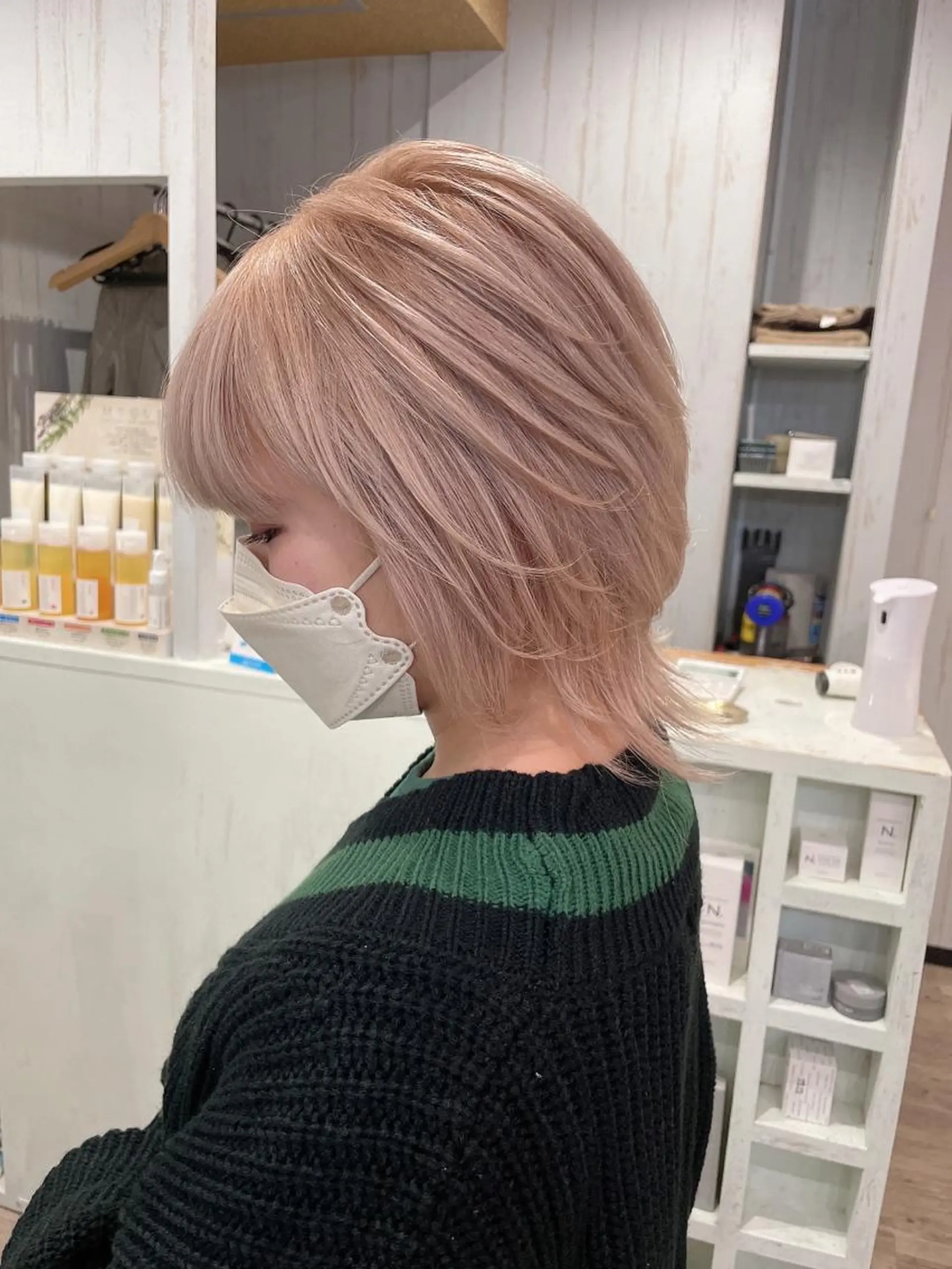 ミディアム カラー 深夜帯！説明文必読 Oahu iwataのヘアスタイル