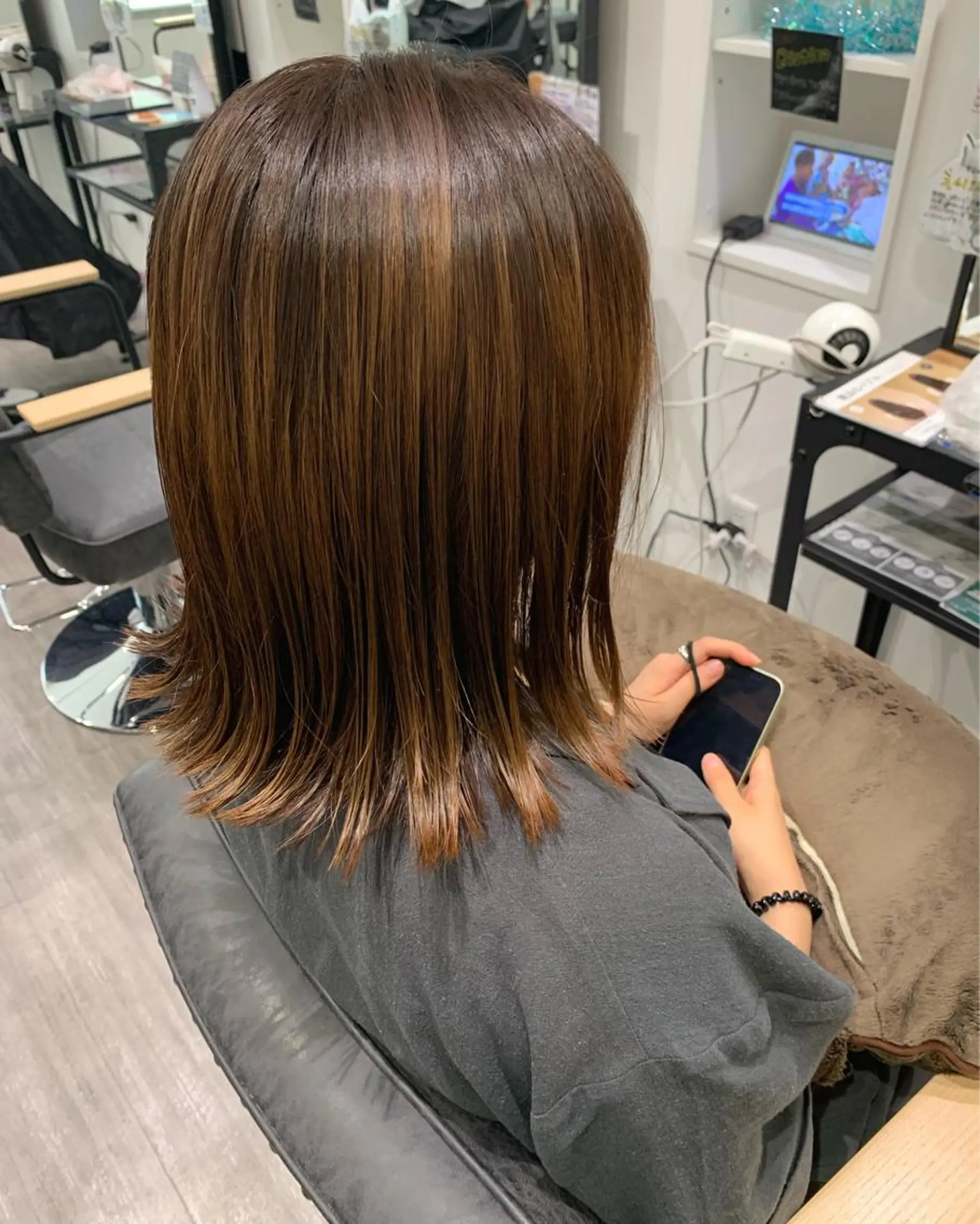 ミディアム 【酸性ストレート】 宮下和明のヘアスタイル