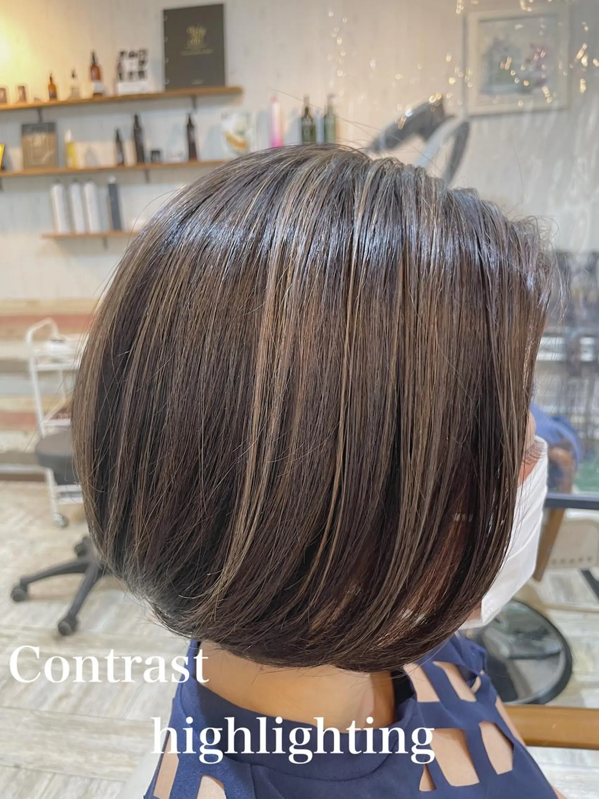 ショート カラー カット ヘアカラー トリートメント 西山竜一 /大人ナチュラルのヘアスタイル