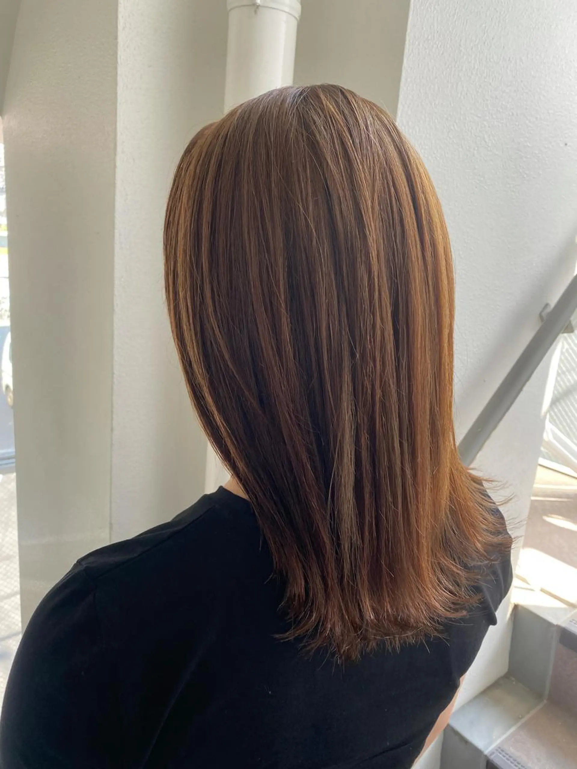 カラー ブラウンカラー miu .のヘアスタイル