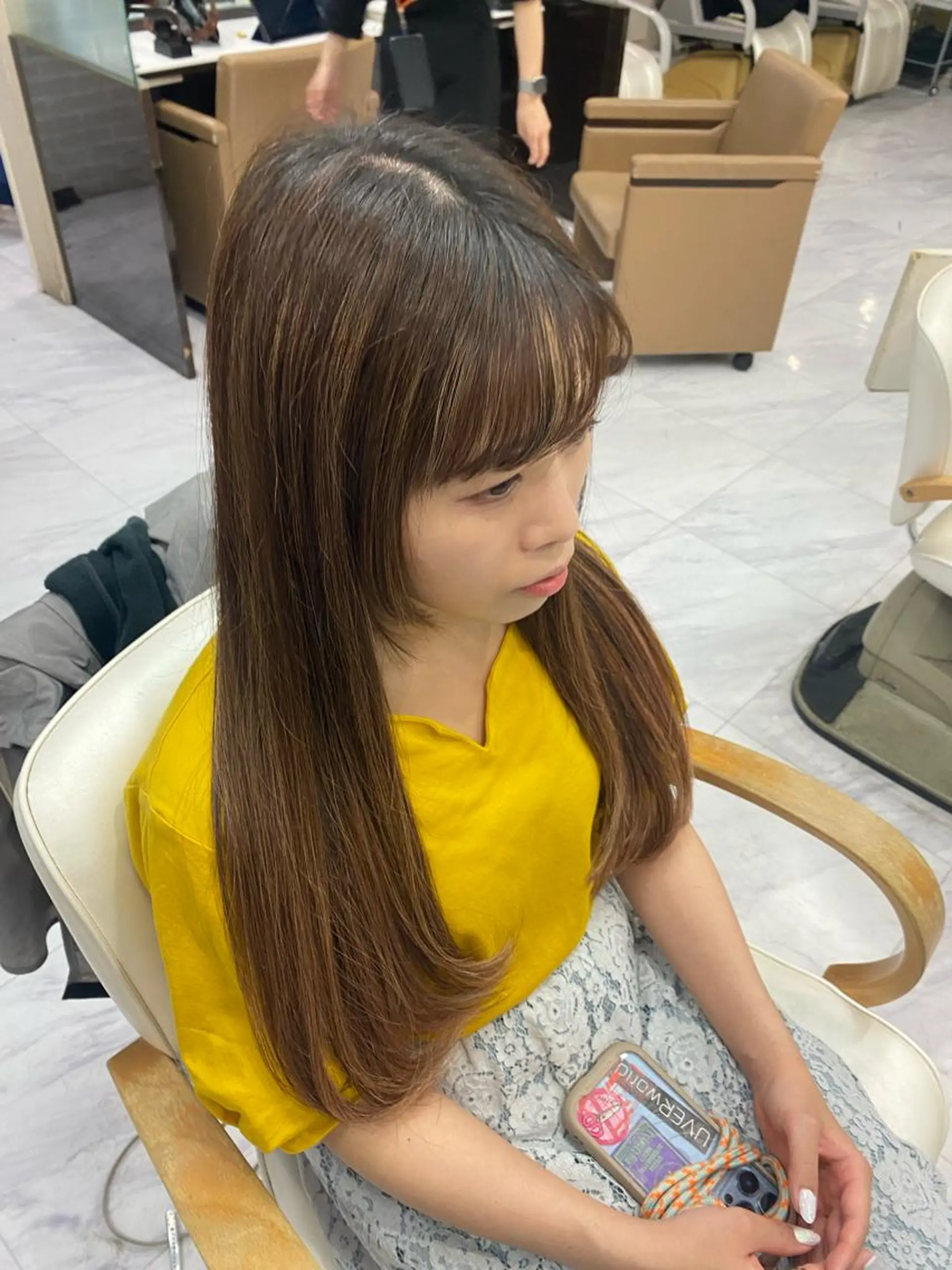 ロング レイヤーカット シャギー 目黒 碧人のヘアスタイル