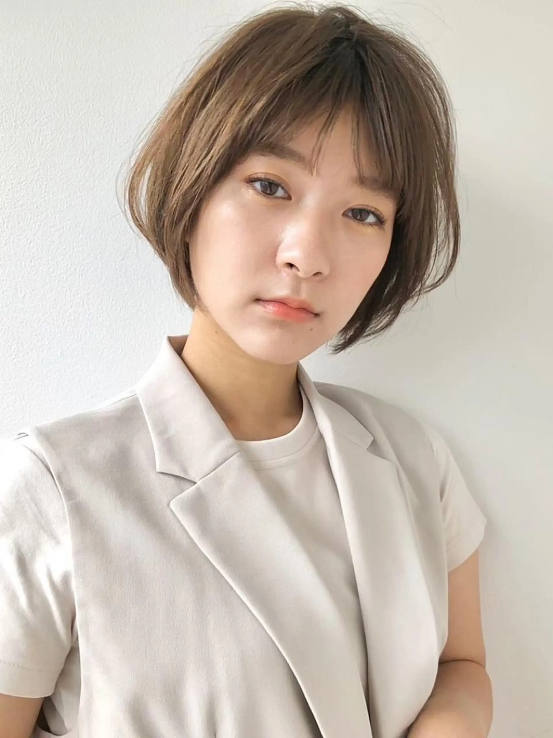 ショート ヘアカラー トリートメント 木村 玲穏のヘアスタイル