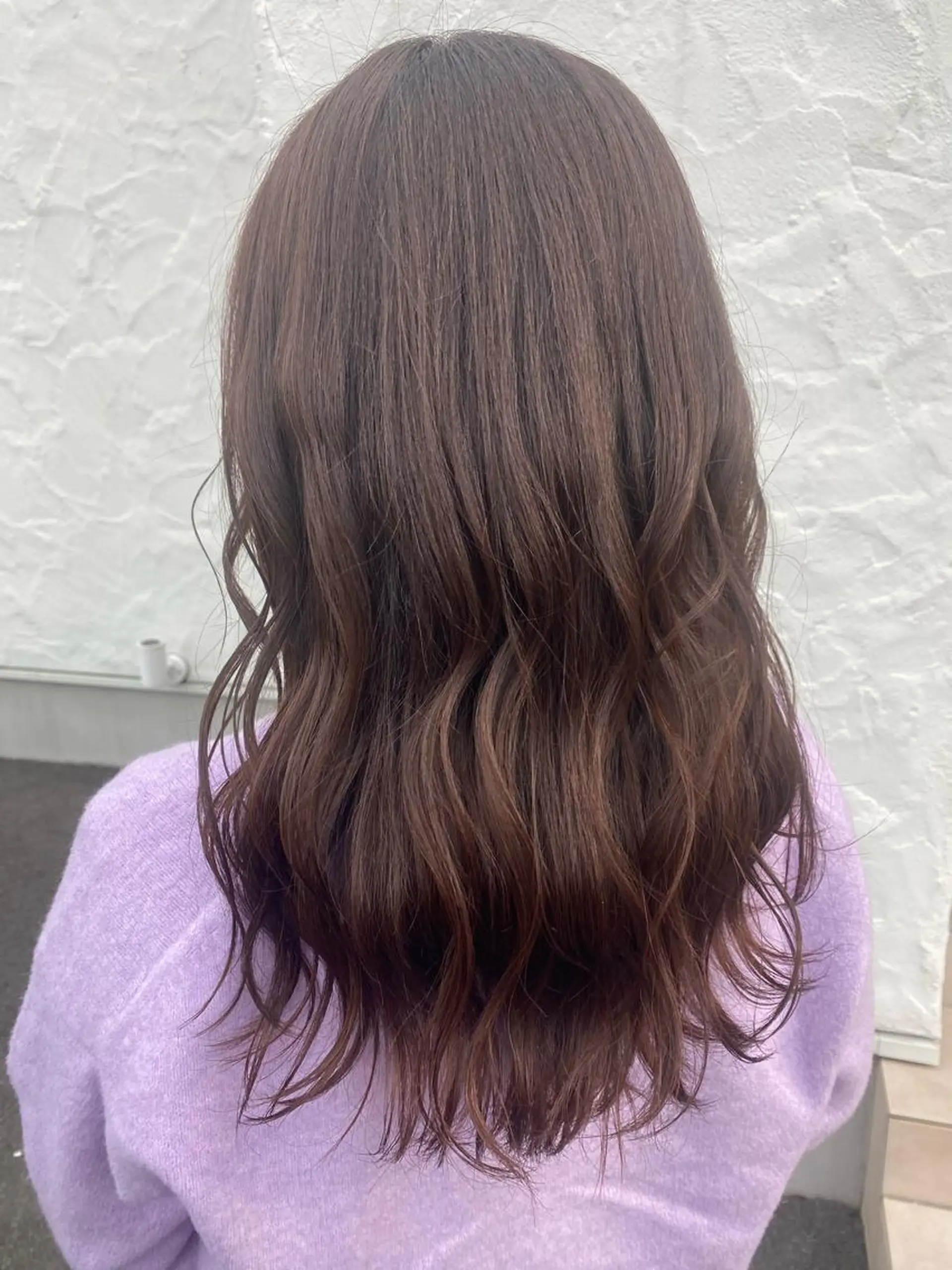 ロング カラー 横澤 愛里のヘアスタイル