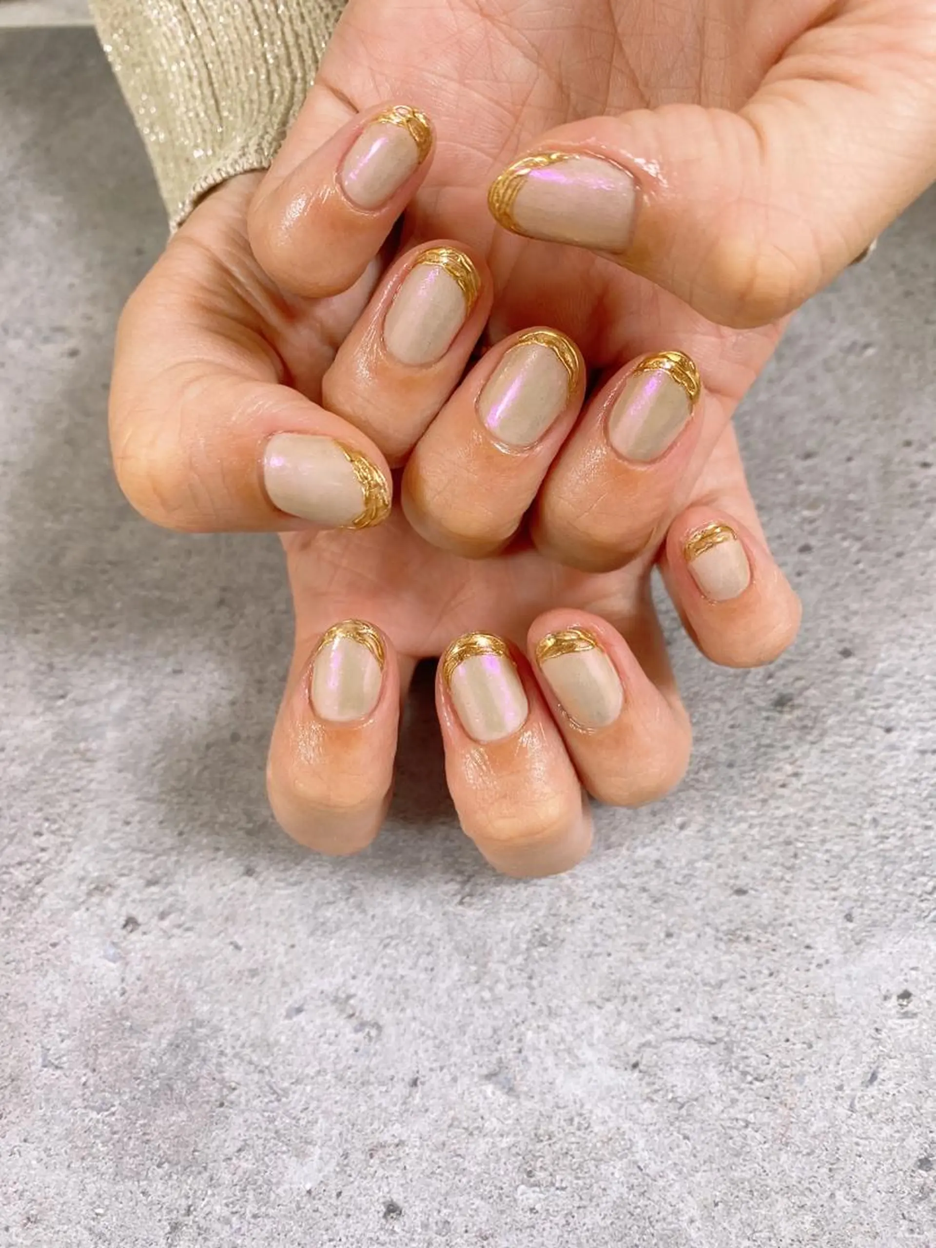 ネイル ミラーネイル ハンドネイル SOL NAILのネイルデザイン