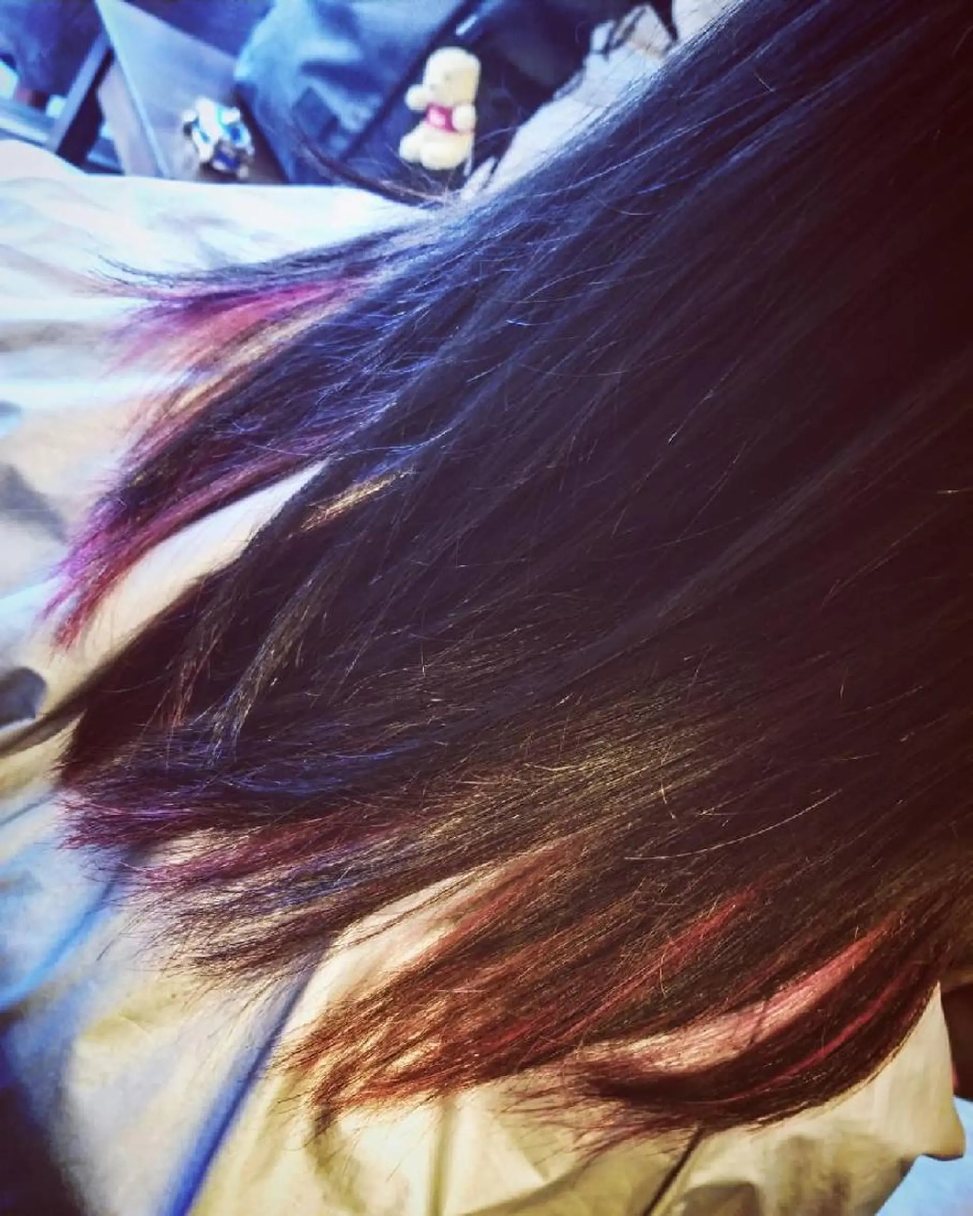 ミディアム カラー ブリーチ デザインカラー ユニコーンカラー 外国人風カラー トリートメント spa hair  ark 富井直美のヘアスタイル