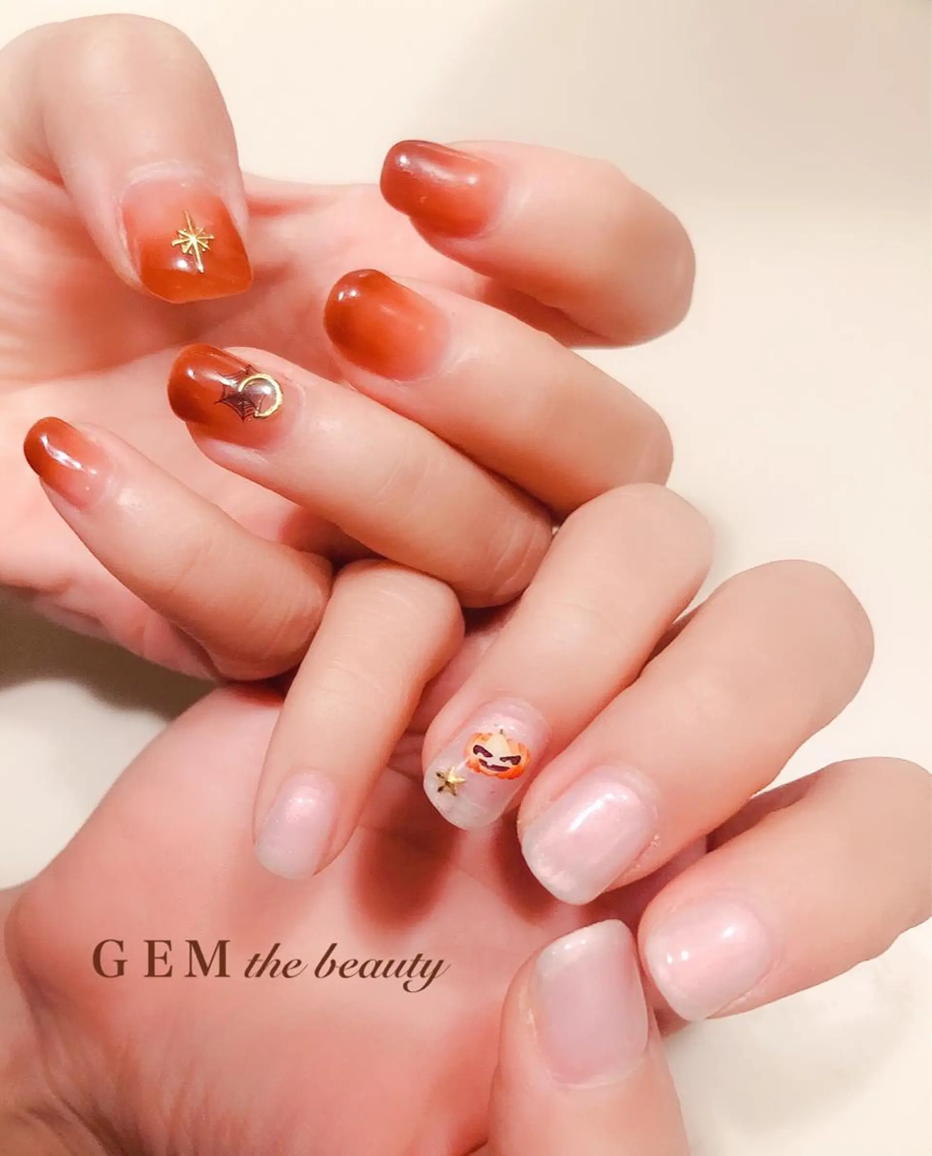 ネイル ハロウィン GEM beautyのマツエク・マツパデザイン