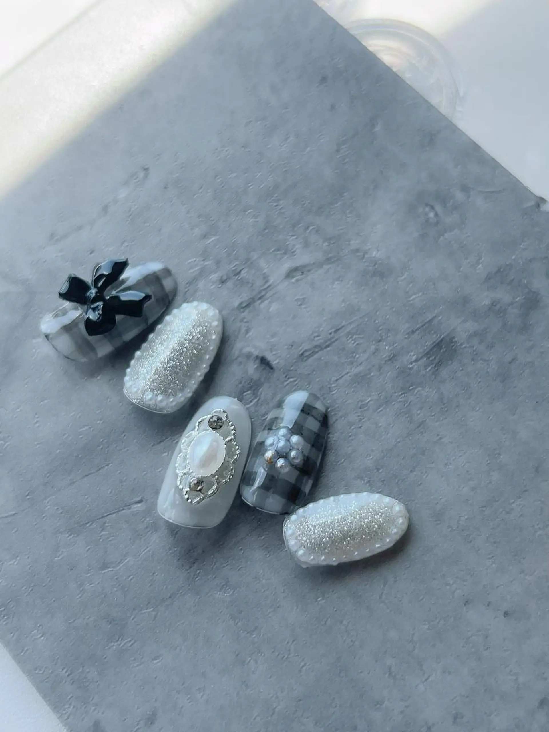 ネイル 北浦和 自爪育成ケアのネイルデザイン