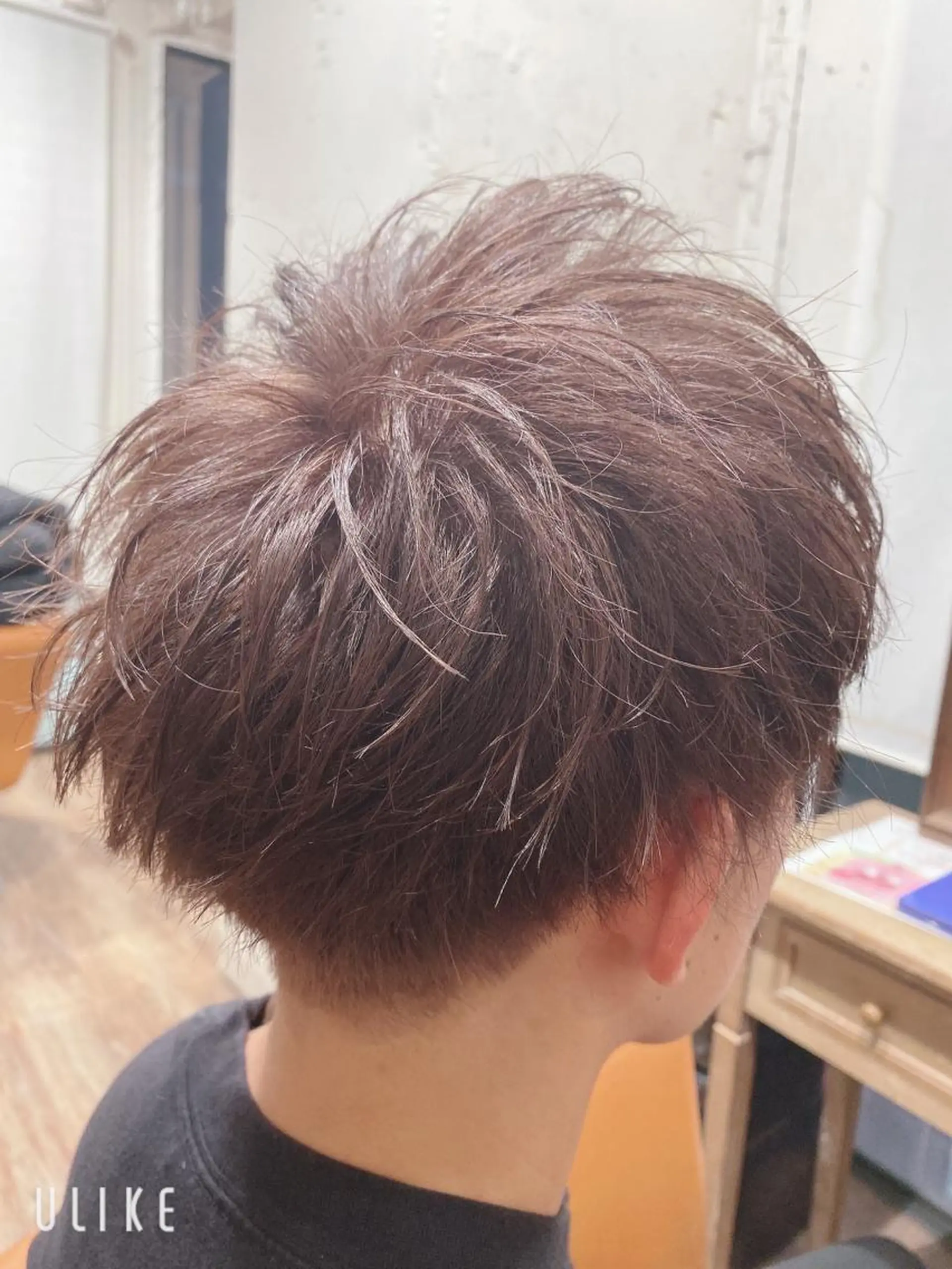 メンズ 柏のセンターパート のプロ関口 柊太のヘアスタイル