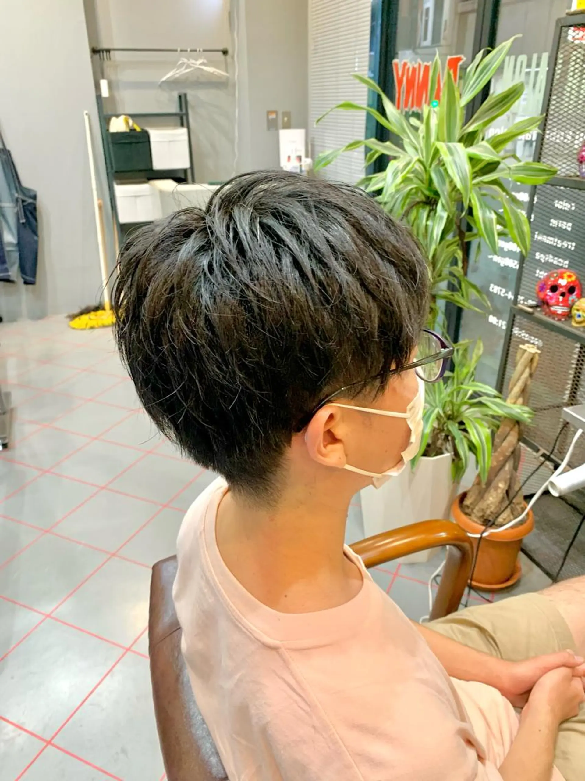ショート メンズ メンズサロン　アソビ所属・【扱いやすいパーマ】 眞鍋拓己のヘアスタイル