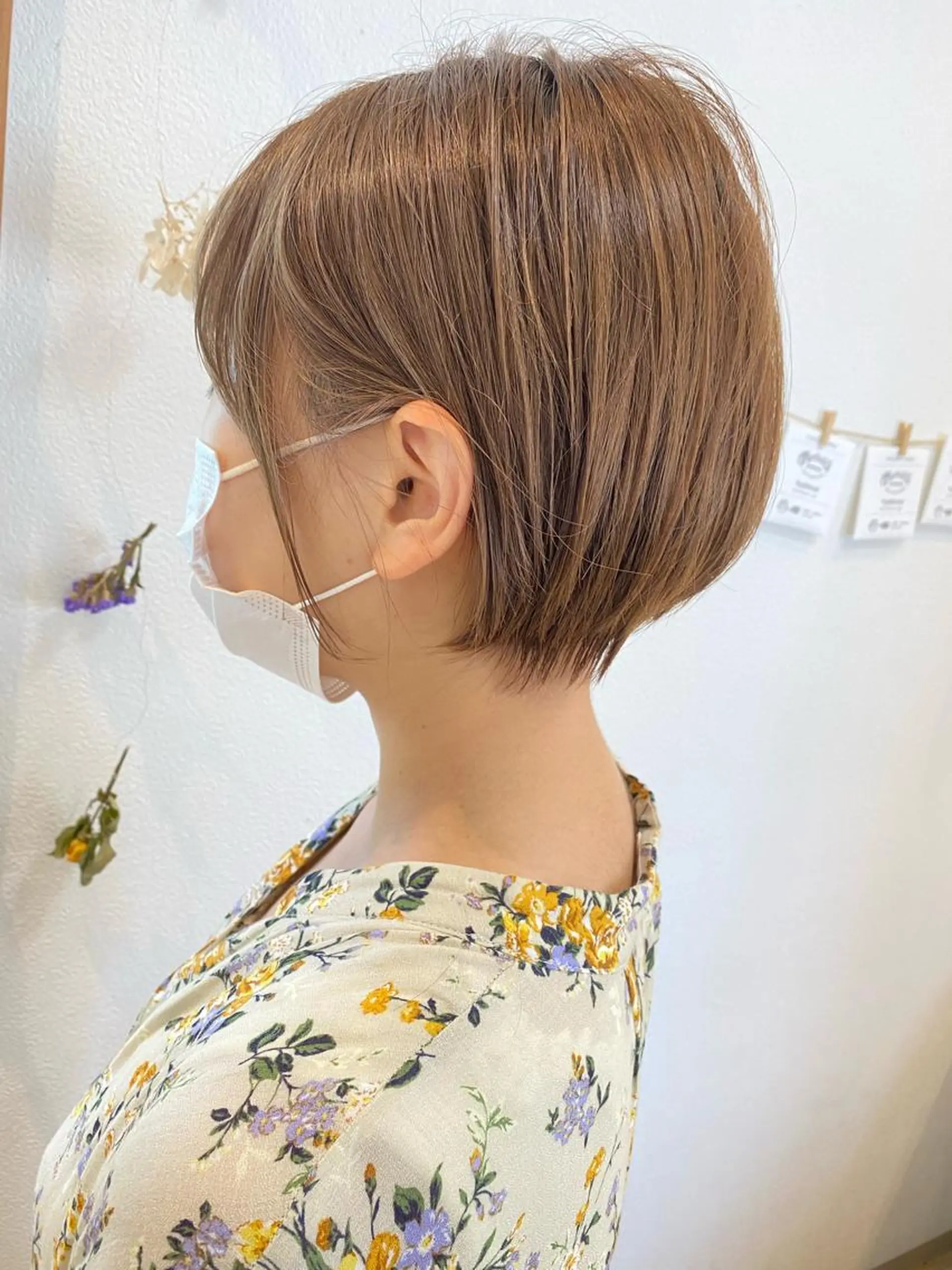 ショート ショート、ボブ シマダマサトのヘアスタイル