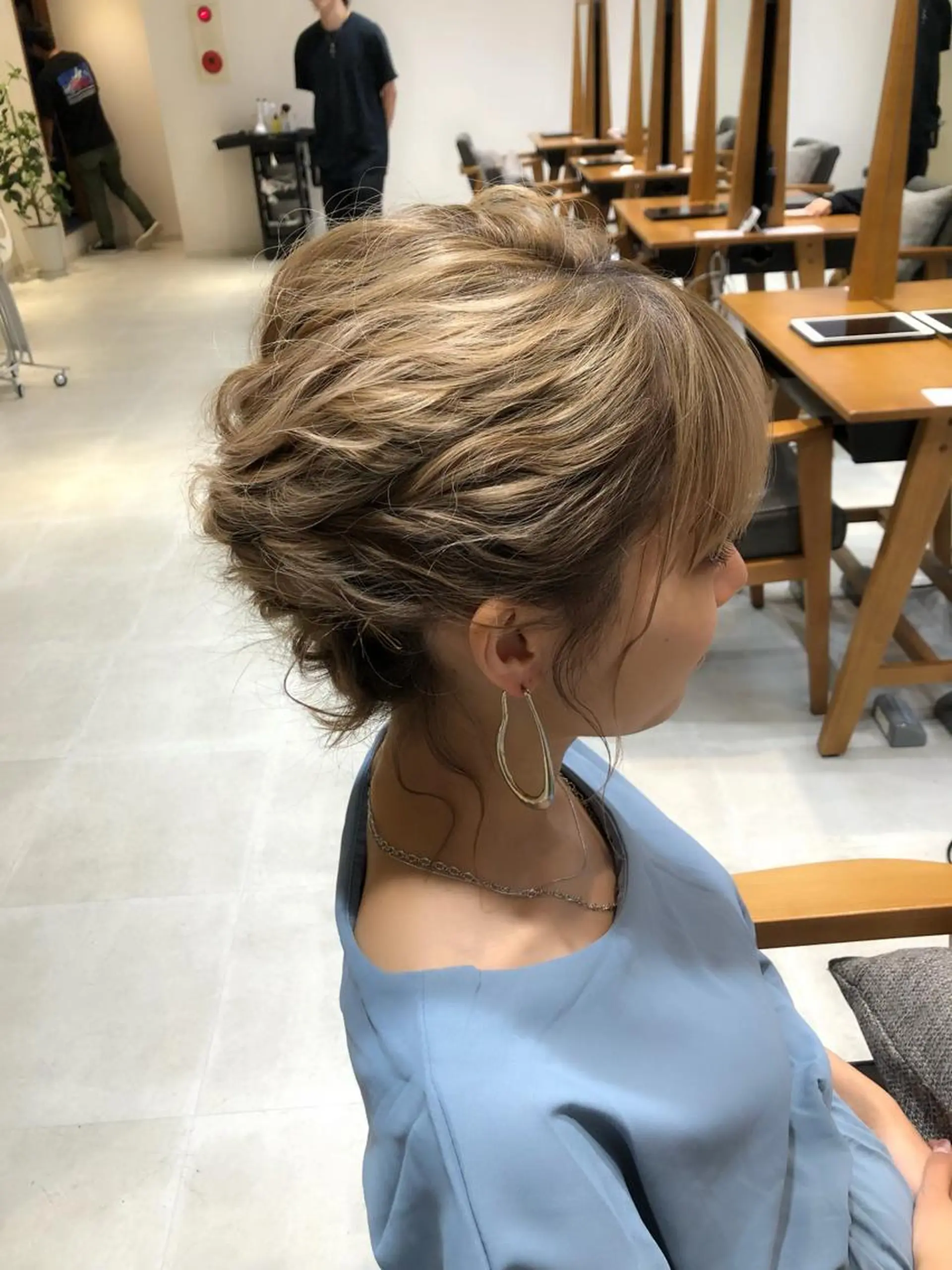 ミディアム ヘアアレンジ ヘアセット 高橋 昭雄のヘアスタイル