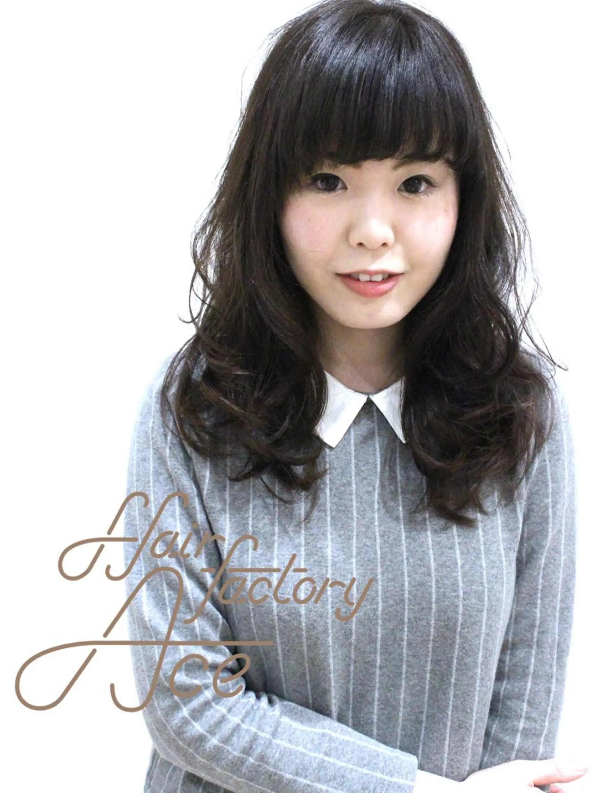 セミロング 所渉/韓国レイヤー /ウルフカットのヘアスタイル