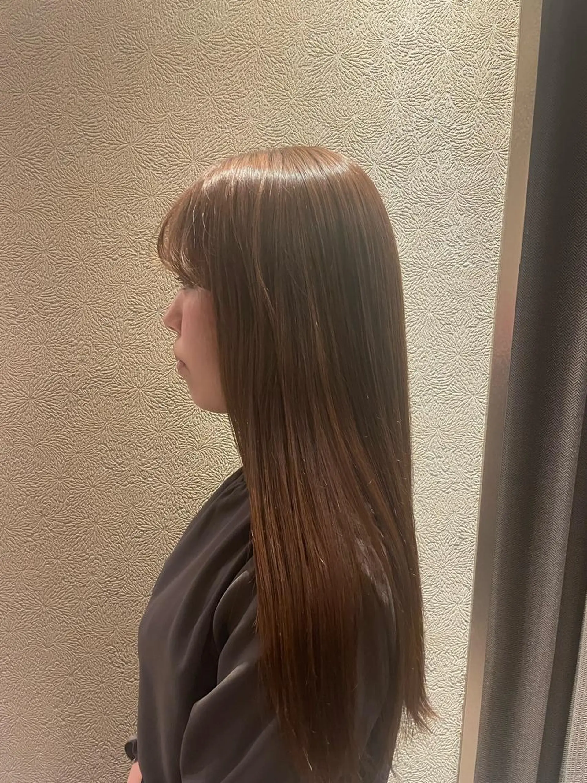 セミロング 髪質改善 トリートメント INCE  HAIR 梅田　長町　至のヘアスタイル