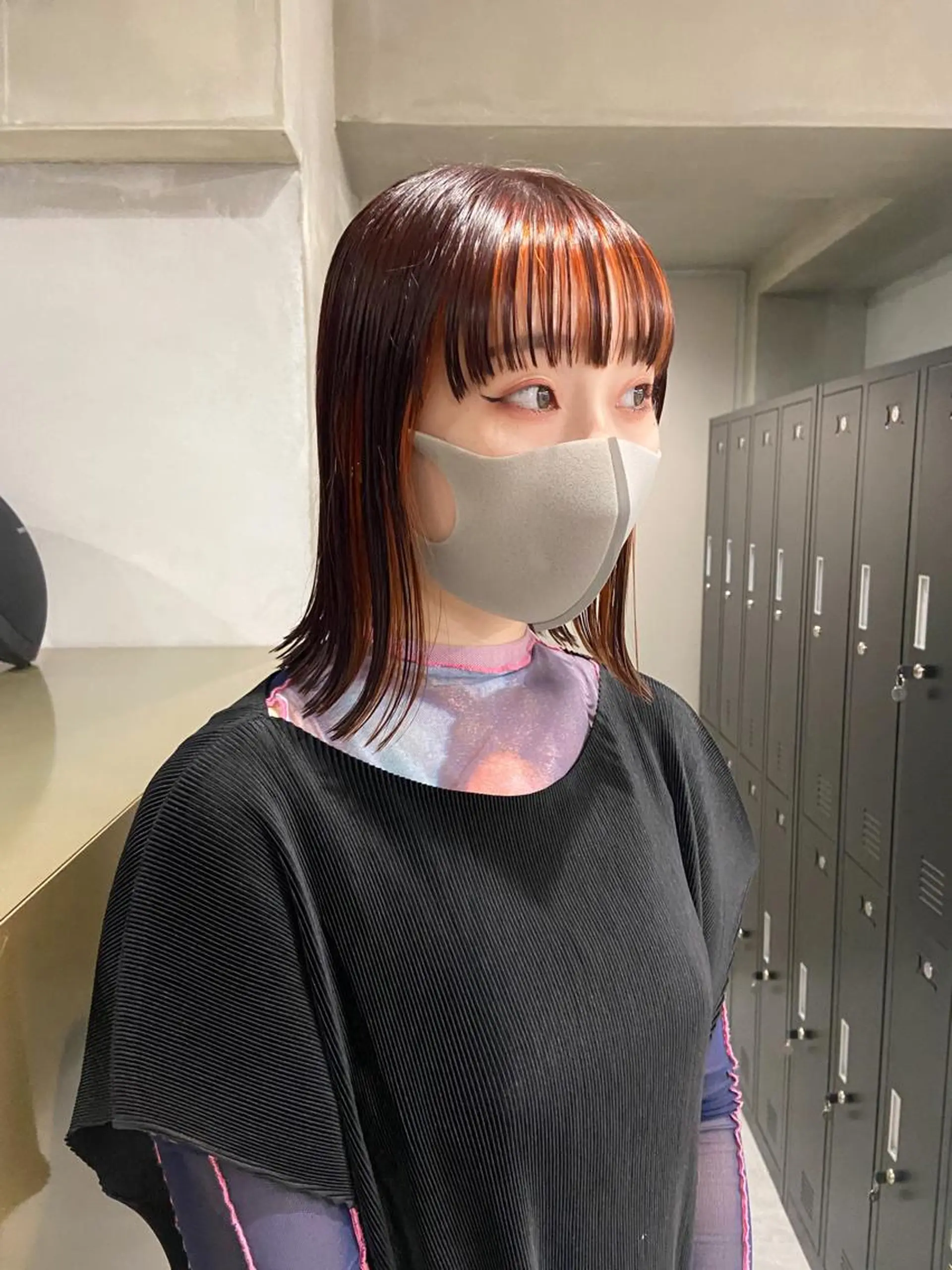 セミロング カラー ヘアカラー yuna/ボブカット /ハイトーンカラーのヘアスタイル