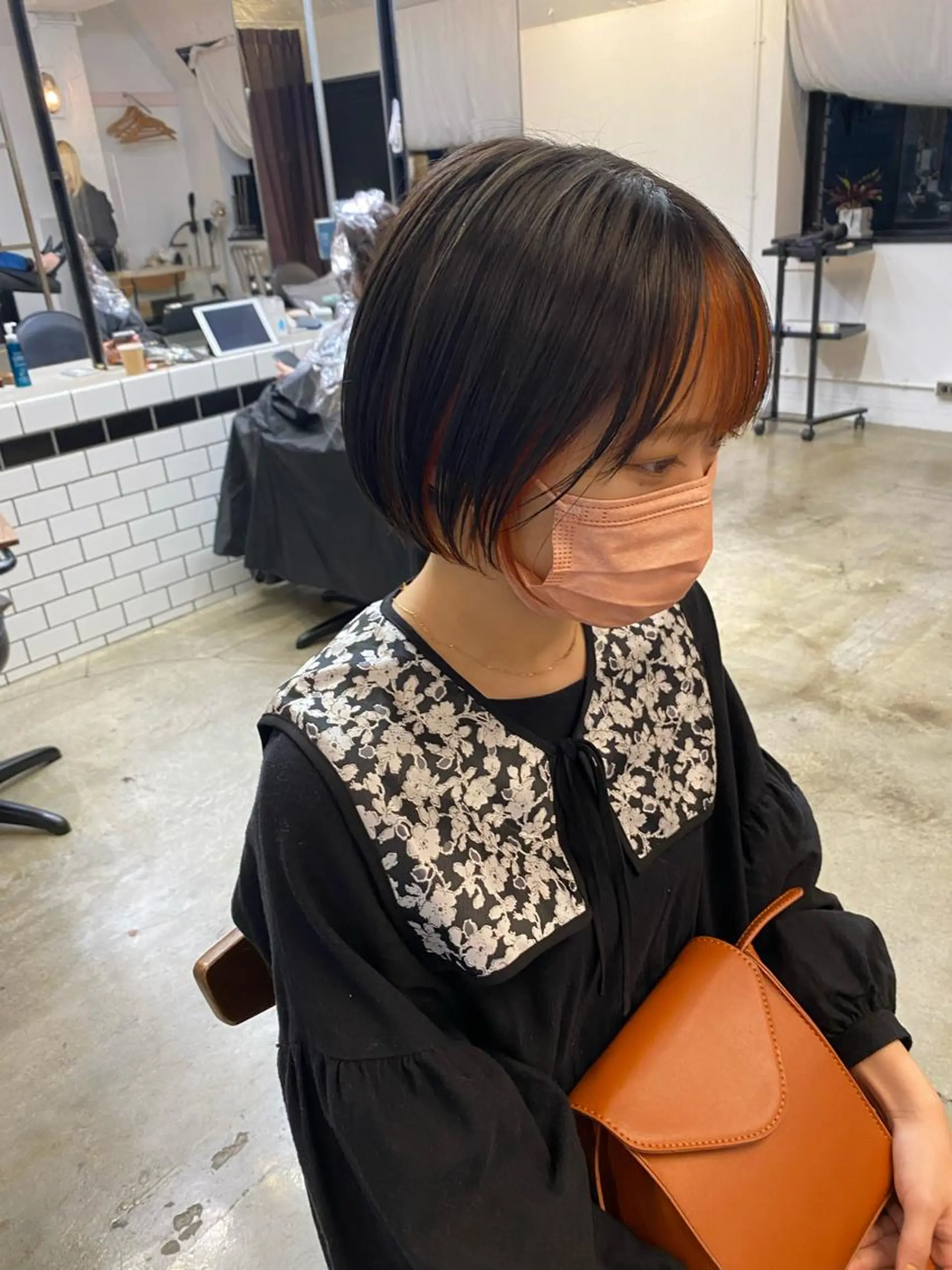 ショート カラー カット ヘアカラー トリートメント IVORY.所属・🟩白髪ぼかし/ボブ /ショートヘア/大司のヘアスタイル