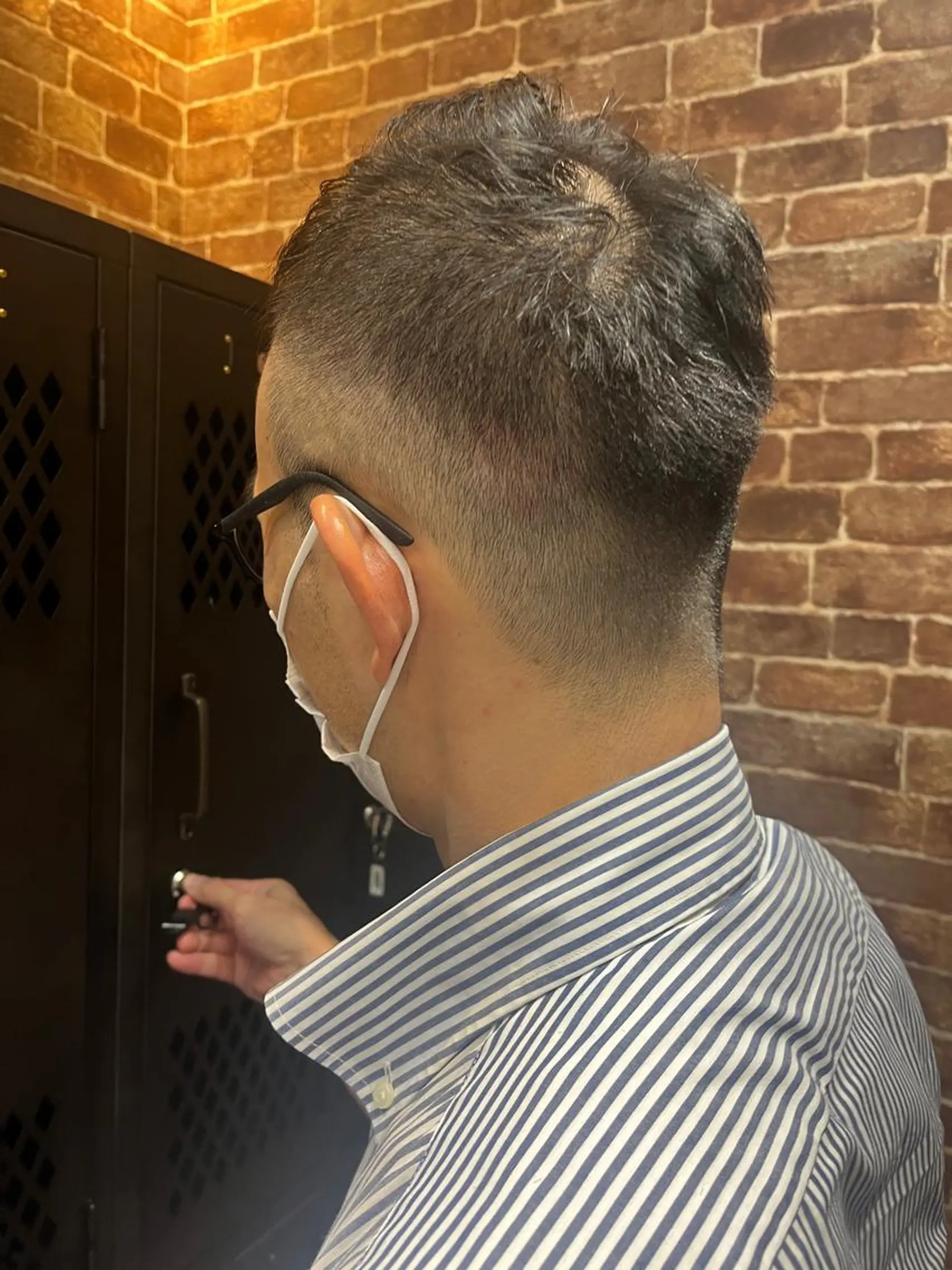 ショート メンズ メンズハイライト メンズパーマ ケアカラー ピンクブラウン ボブ カット ヘアカラー トリートメント ヘッドスパ times salon名駅所属・久木原 ゆりのヘアスタイル