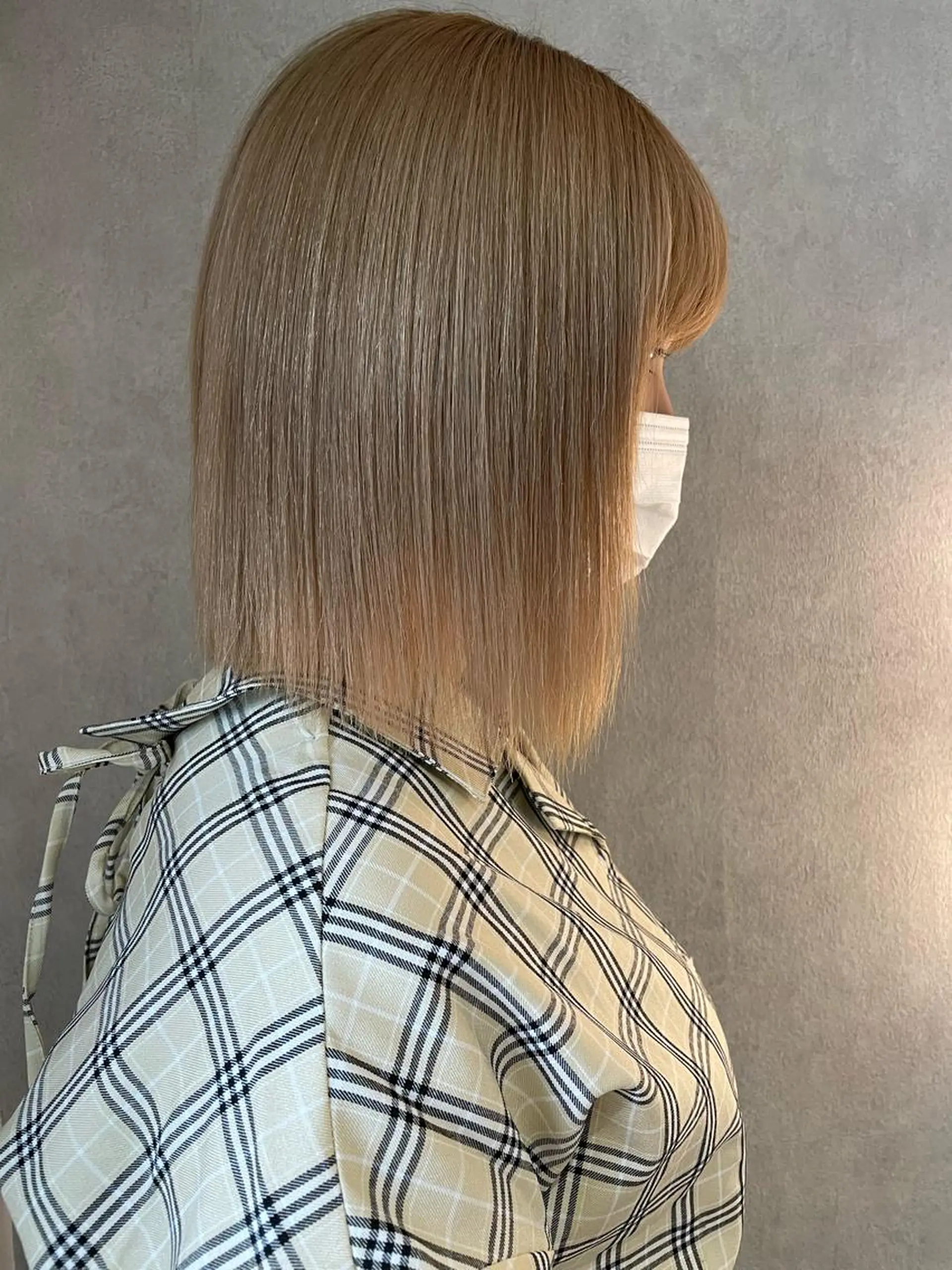 ミディアム カラー 韓国×髪質改善カラー 💎hinaのヘアスタイル