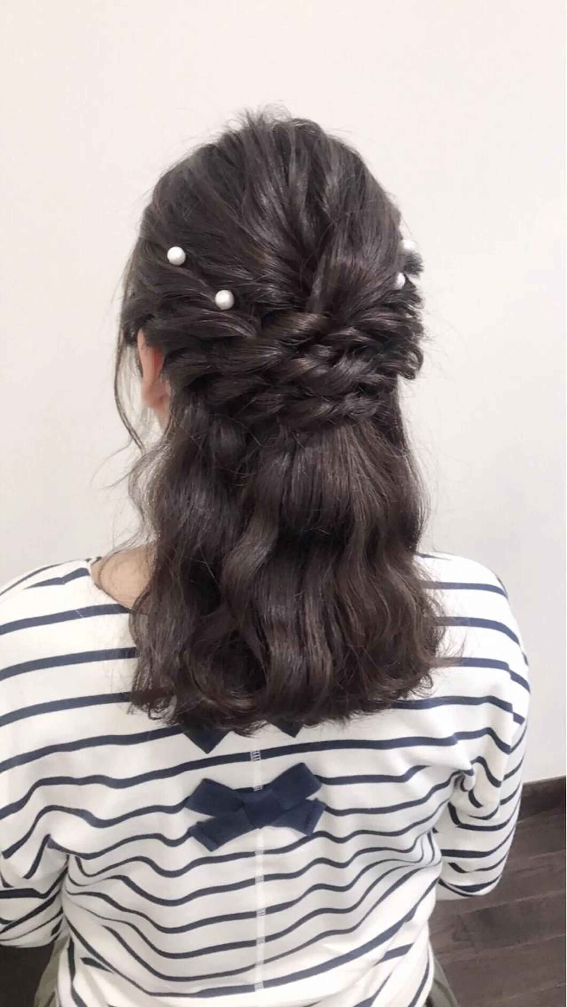 セミロング ヘアアレンジ 沢田 瞳のヘアスタイル