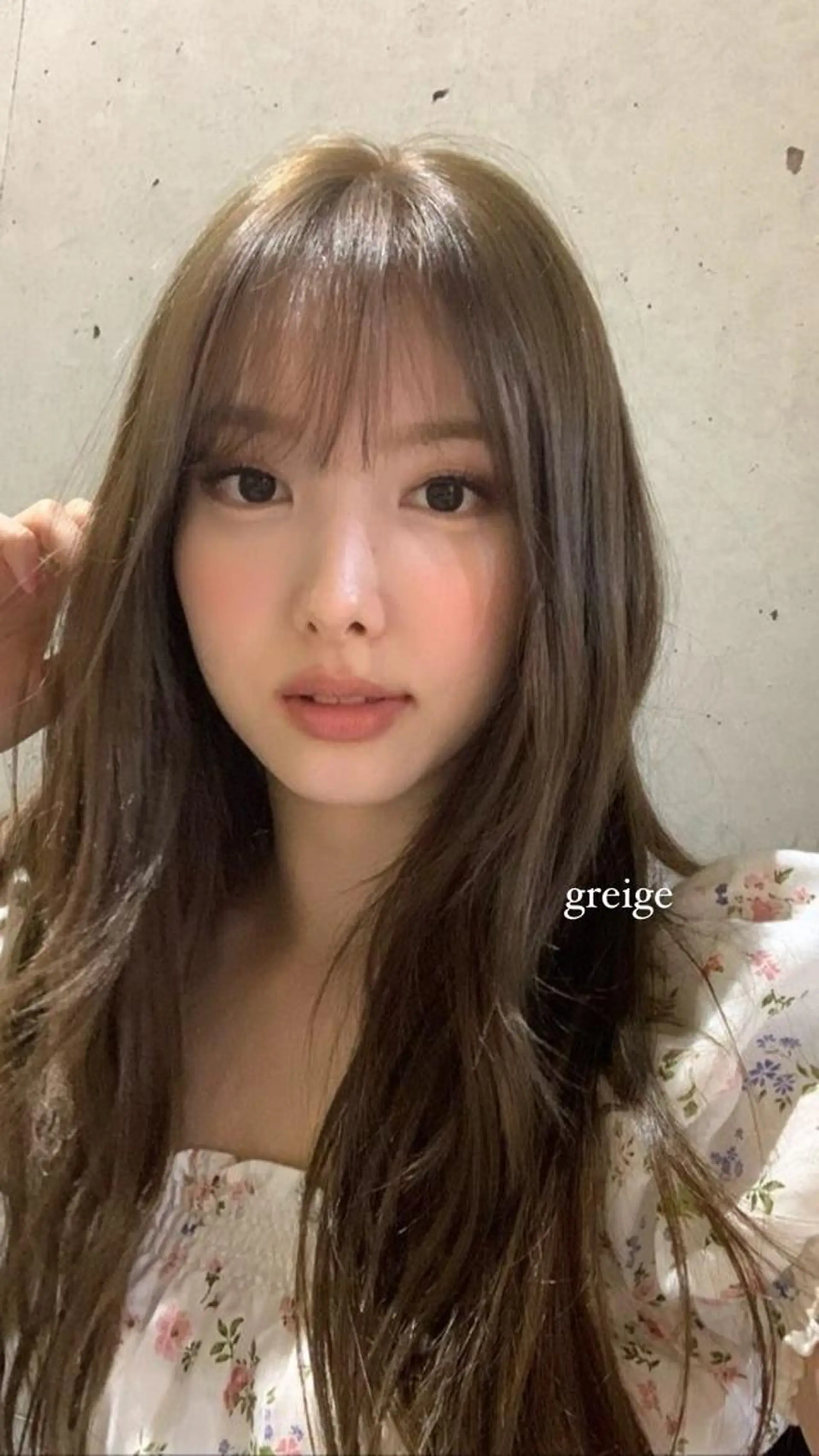 カラー 透明感カラー グレージュ ♡レイヤー/ボブ 透明感/うらら♡のヘアスタイル