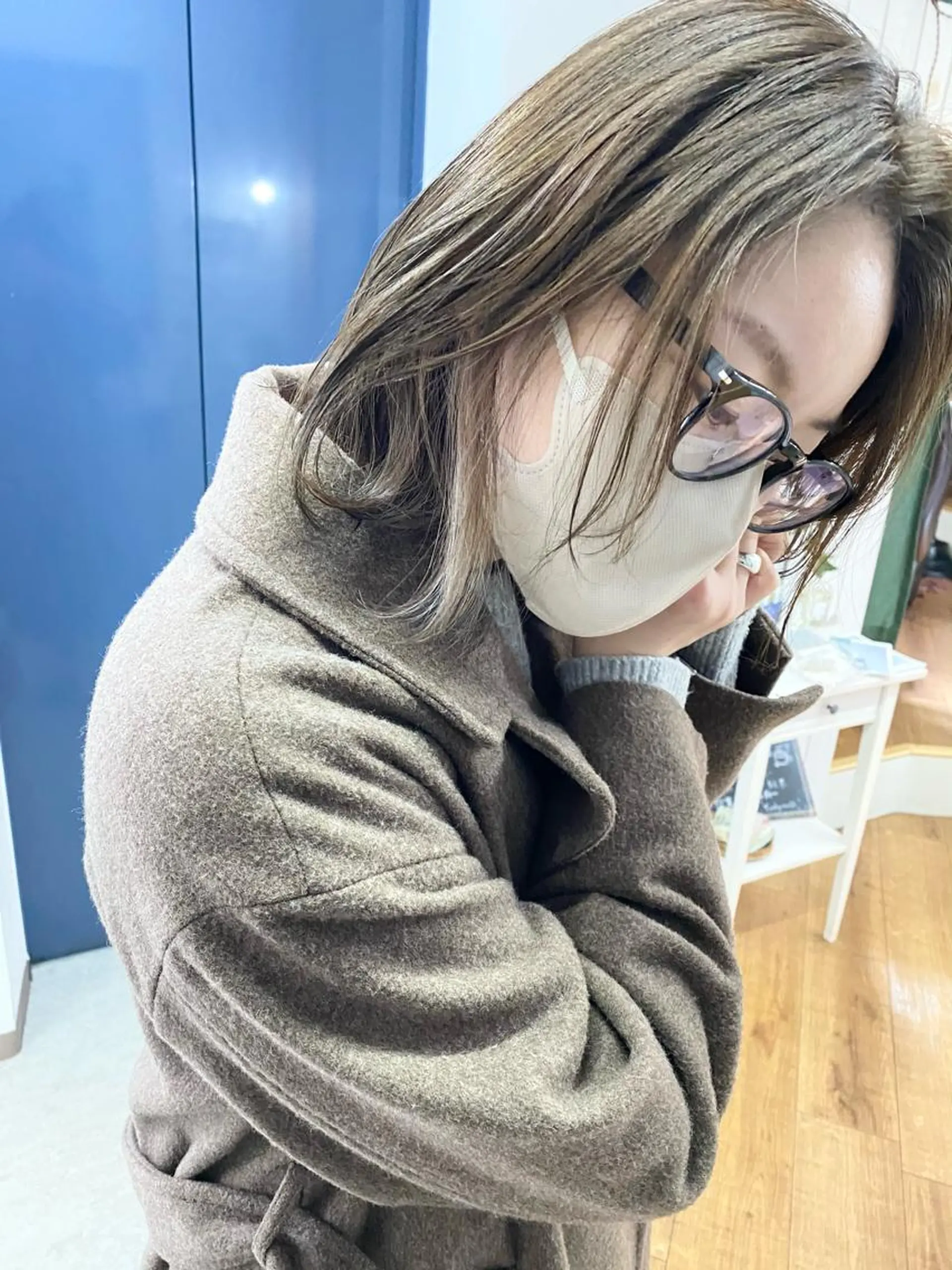 ミディアム 西尾 隆介のヘアスタイル