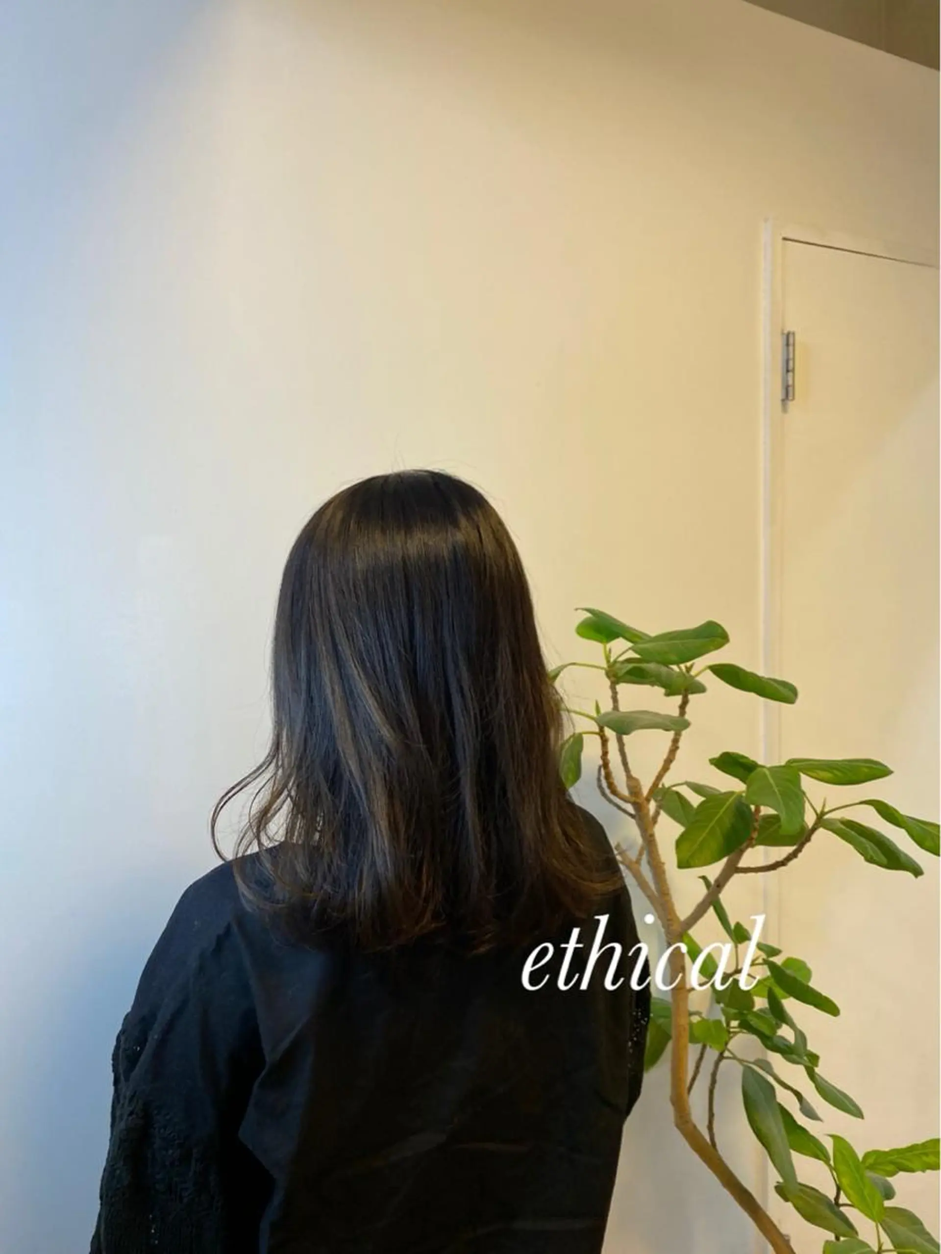 ロング カラー 【エシカル】 HOSOMIのヘアスタイル