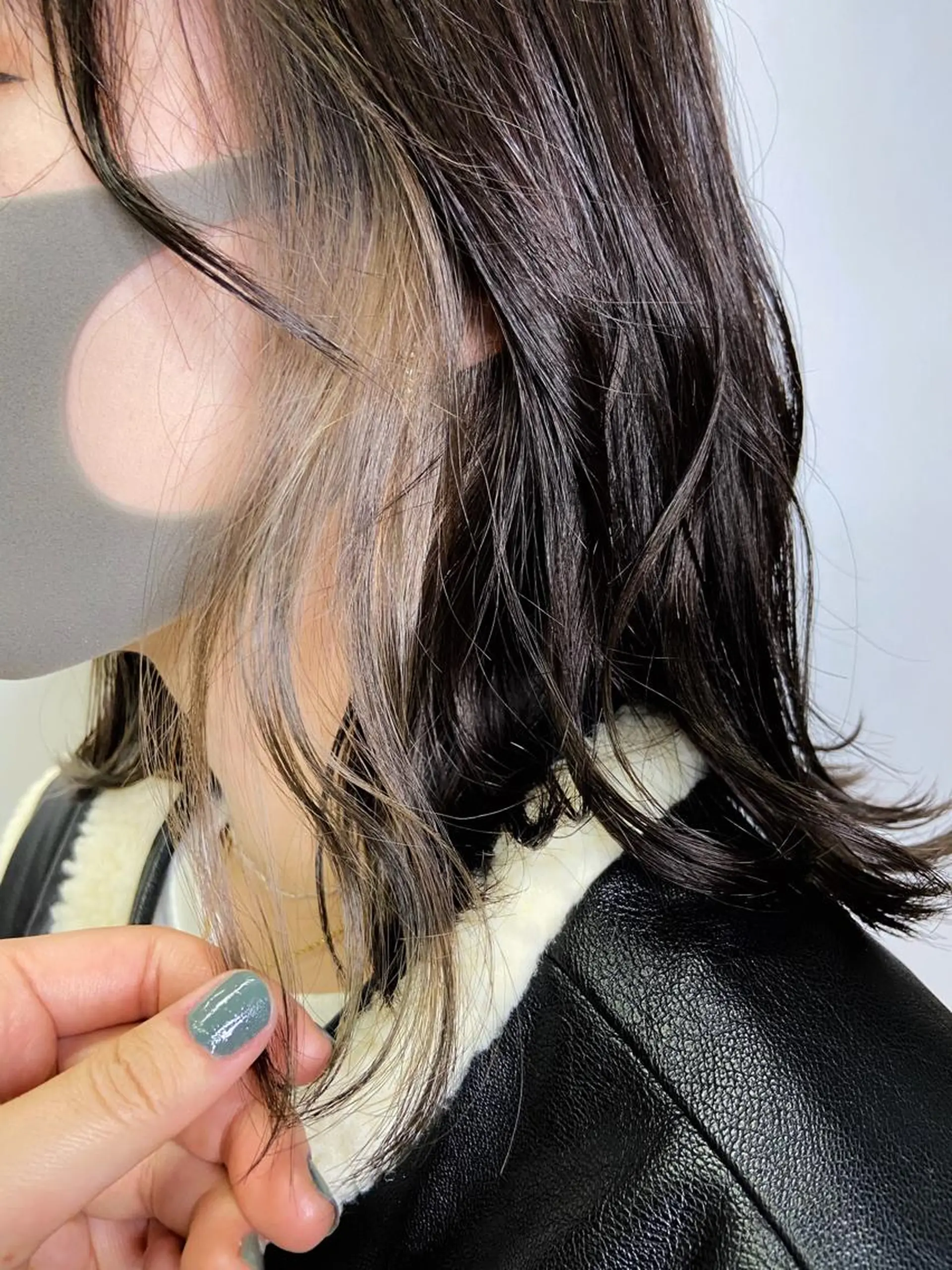 ミディアム カラー ヘアカラー トリートメント ヘアセット 地毛風艶カラー🌿 喜多夏海のヘアスタイル