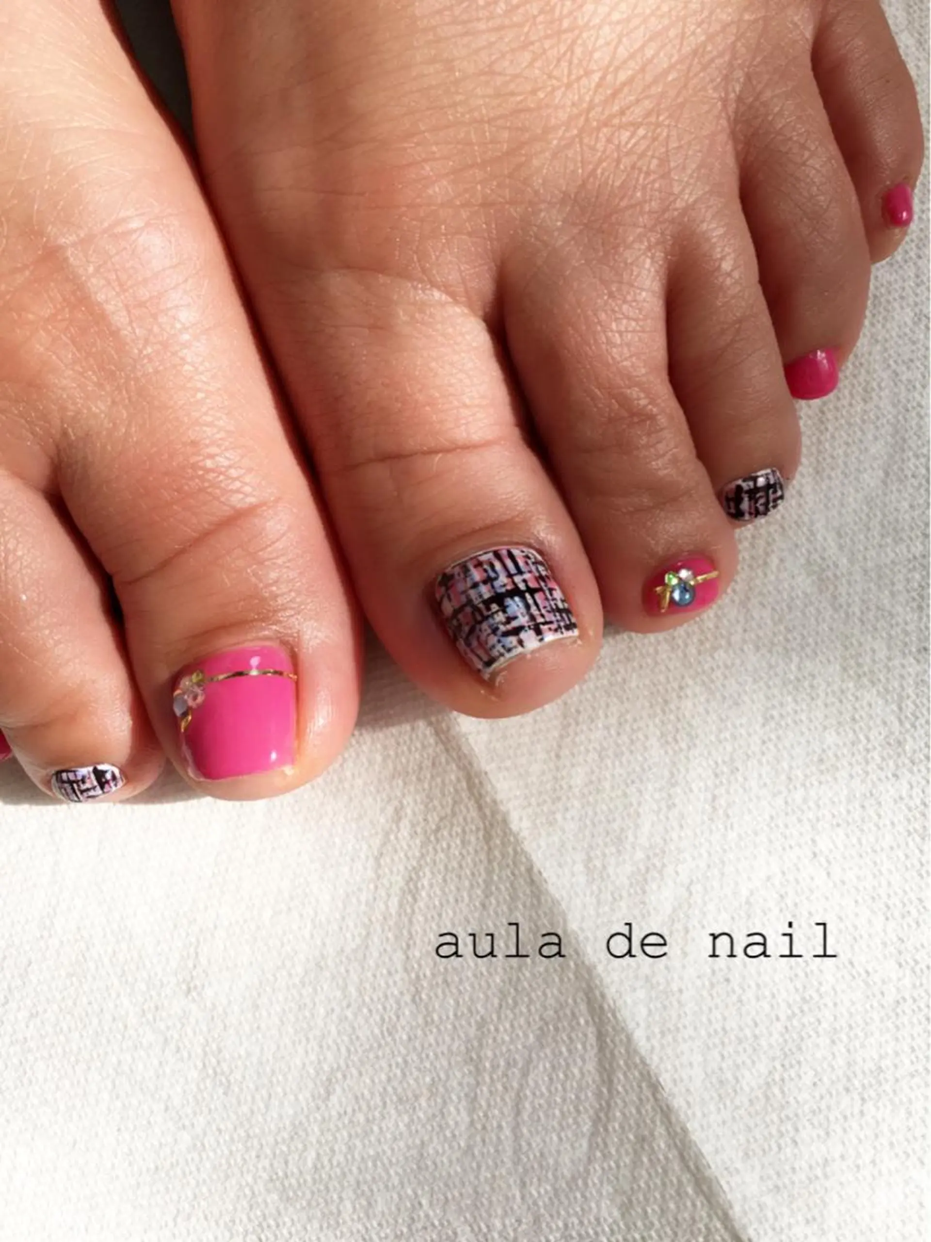 ネイル フットネイル auladenail アウラデネイルのネイルデザイン