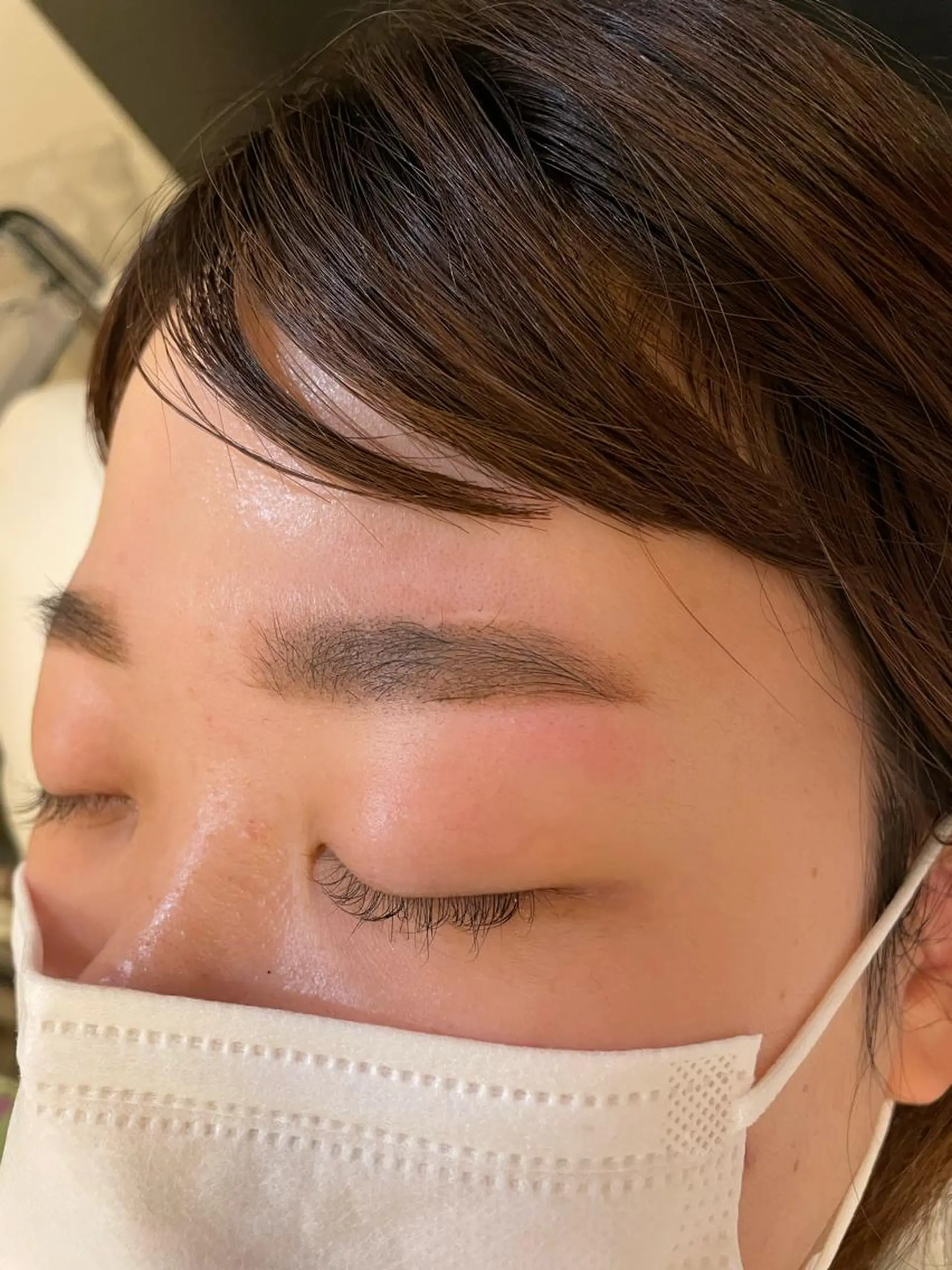 アイブロウ 眉毛ワックス脱毛 山本 菜月のヘアスタイル