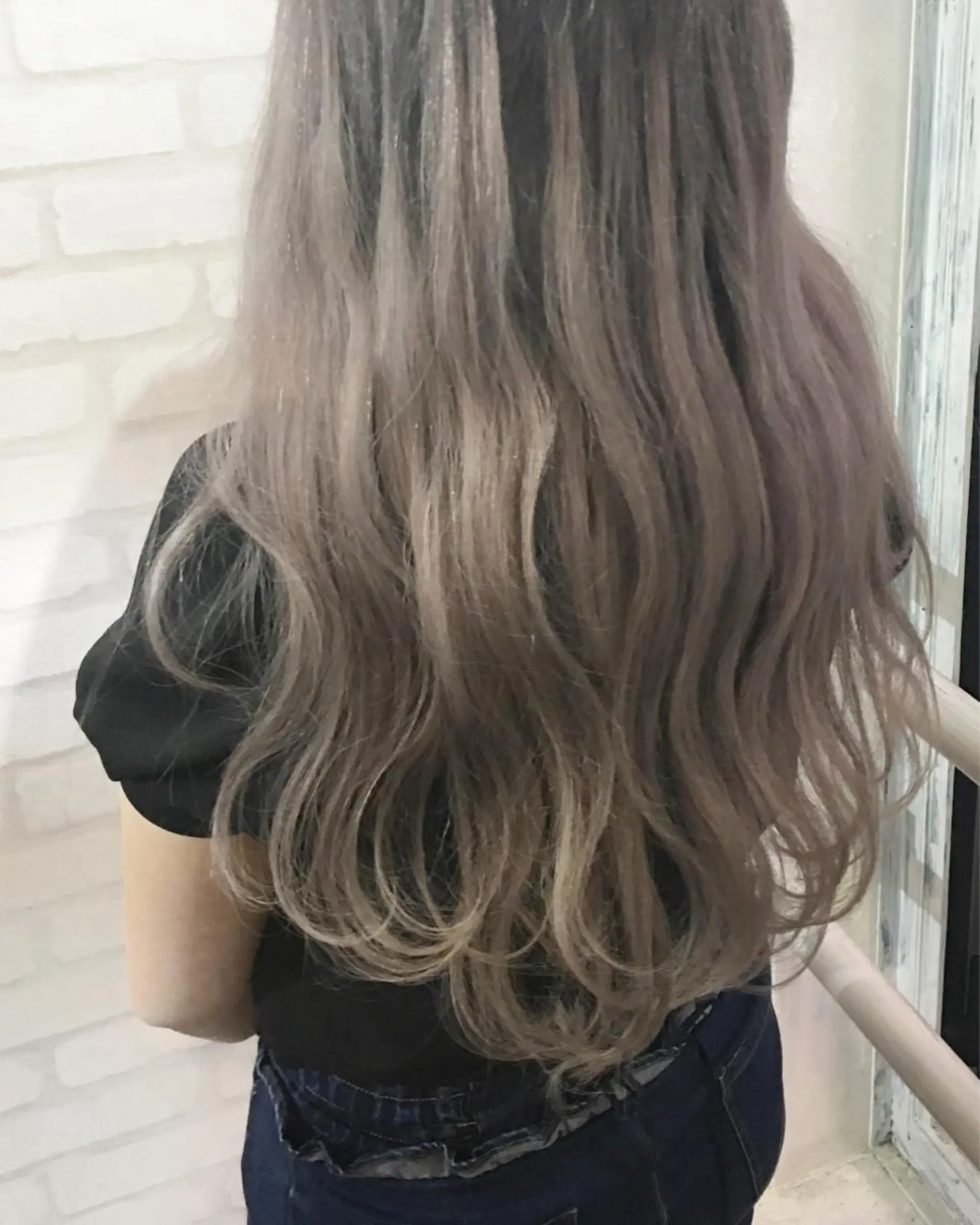 ロング カラー ヘアアレンジ エクステの神様 ▫️原島ユウヤ▫️のヘアスタイル