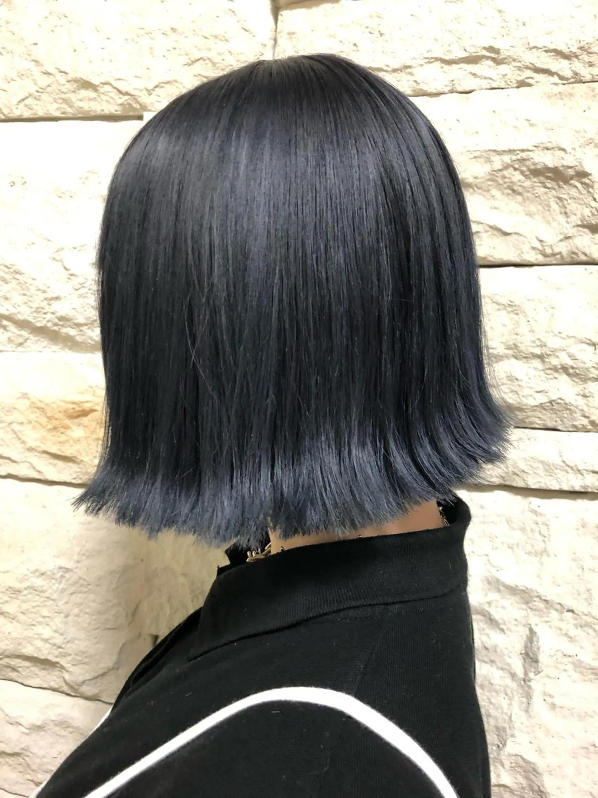 ショート カラー ヘアアレンジ メンズ キッズ ネイル マツエク・マツパ アッシュ ブルーカラー ブルーアッシュ ブルー GO TODAY SHAiRE SALON所属・透明感カラー🤎 ゆりのヘアスタイル