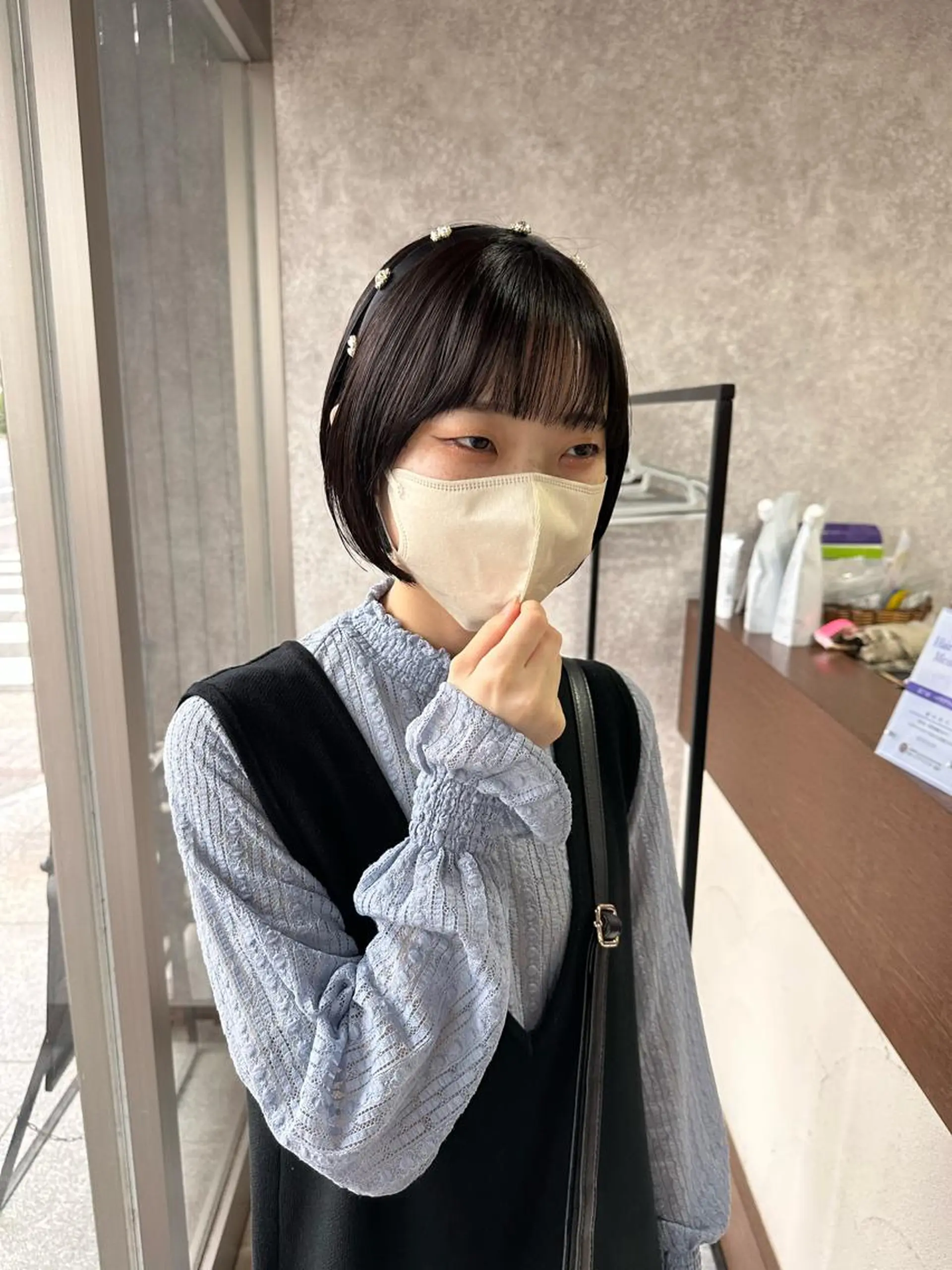 ミディアム カラー ベージュカラー ブラウンカラー ブラウンベージュ ヘアカラー トリートメント 高橋 みく/ minim 暖色のヘアスタイル