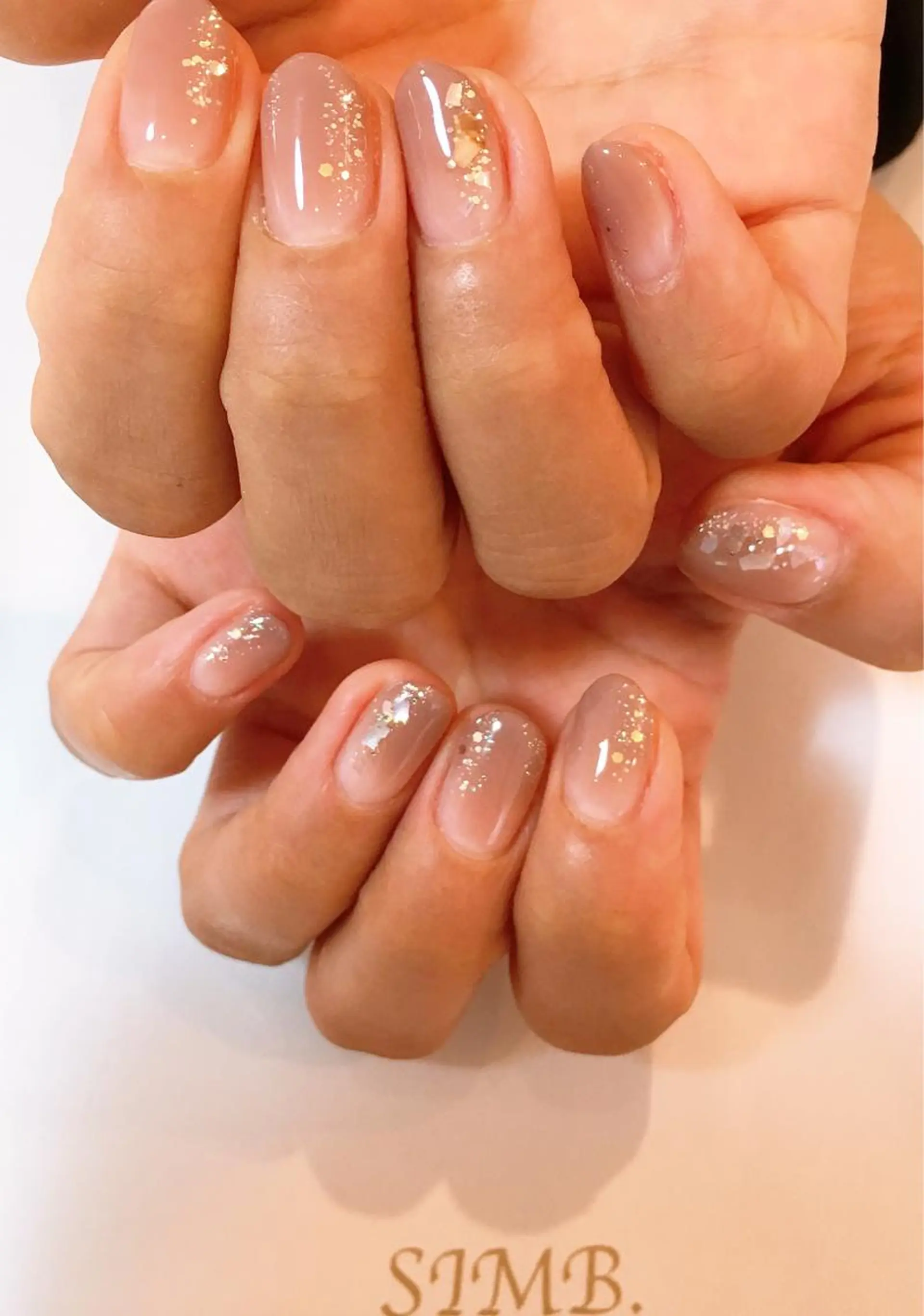 ネイル グラデーション ラメ(グリッター) nailsalon SIMB.のネイルデザイン