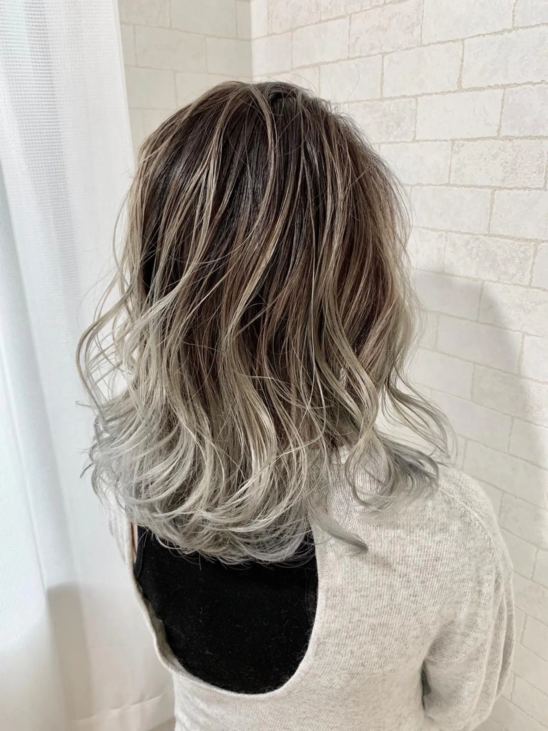 ミディアム 神野 雅樹のヘアスタイル