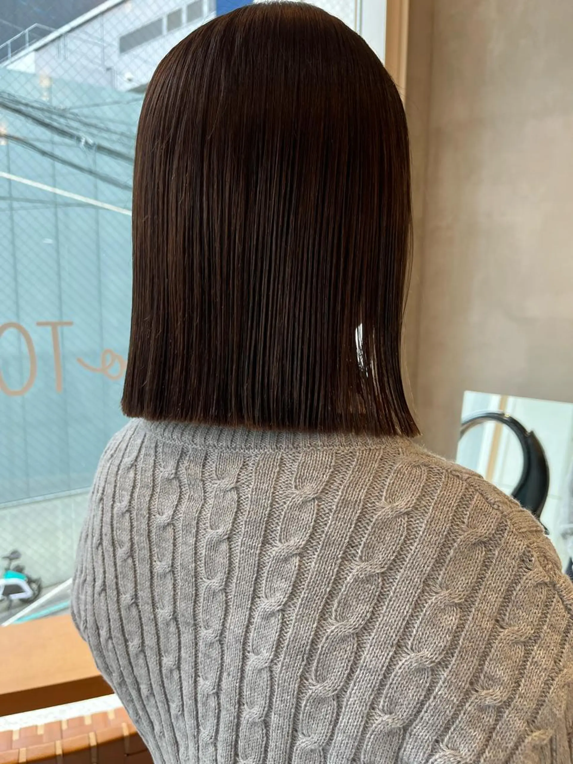 ミディアム ボブ&透明感カラー ♡TOMOEのヘアスタイル
