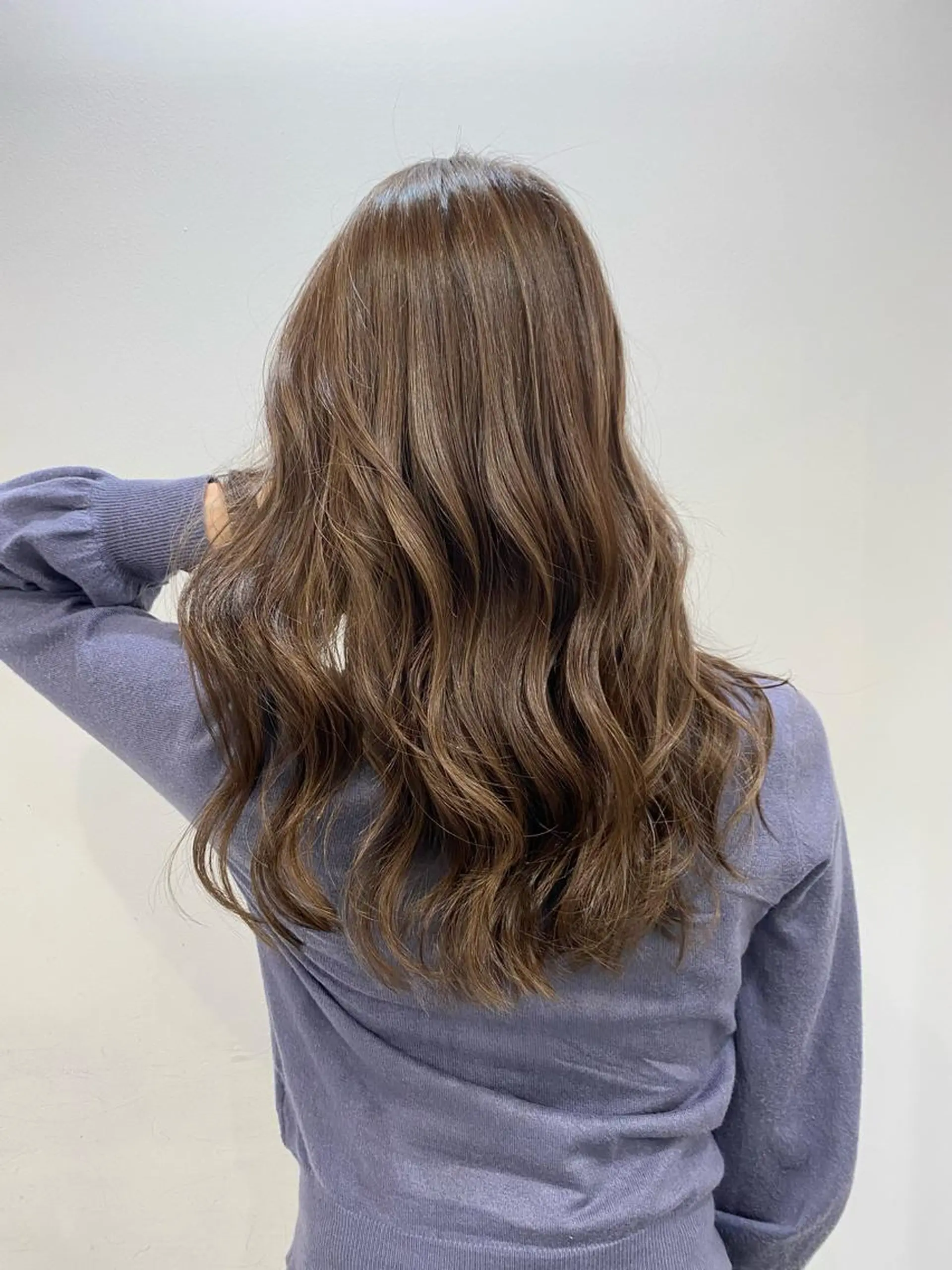 ロング カラー ブリーチ ハイライトカラー ハイライト ヘアカラー トリートメント opus 店長大和 レイヤー/赤み消しのヘアスタイル