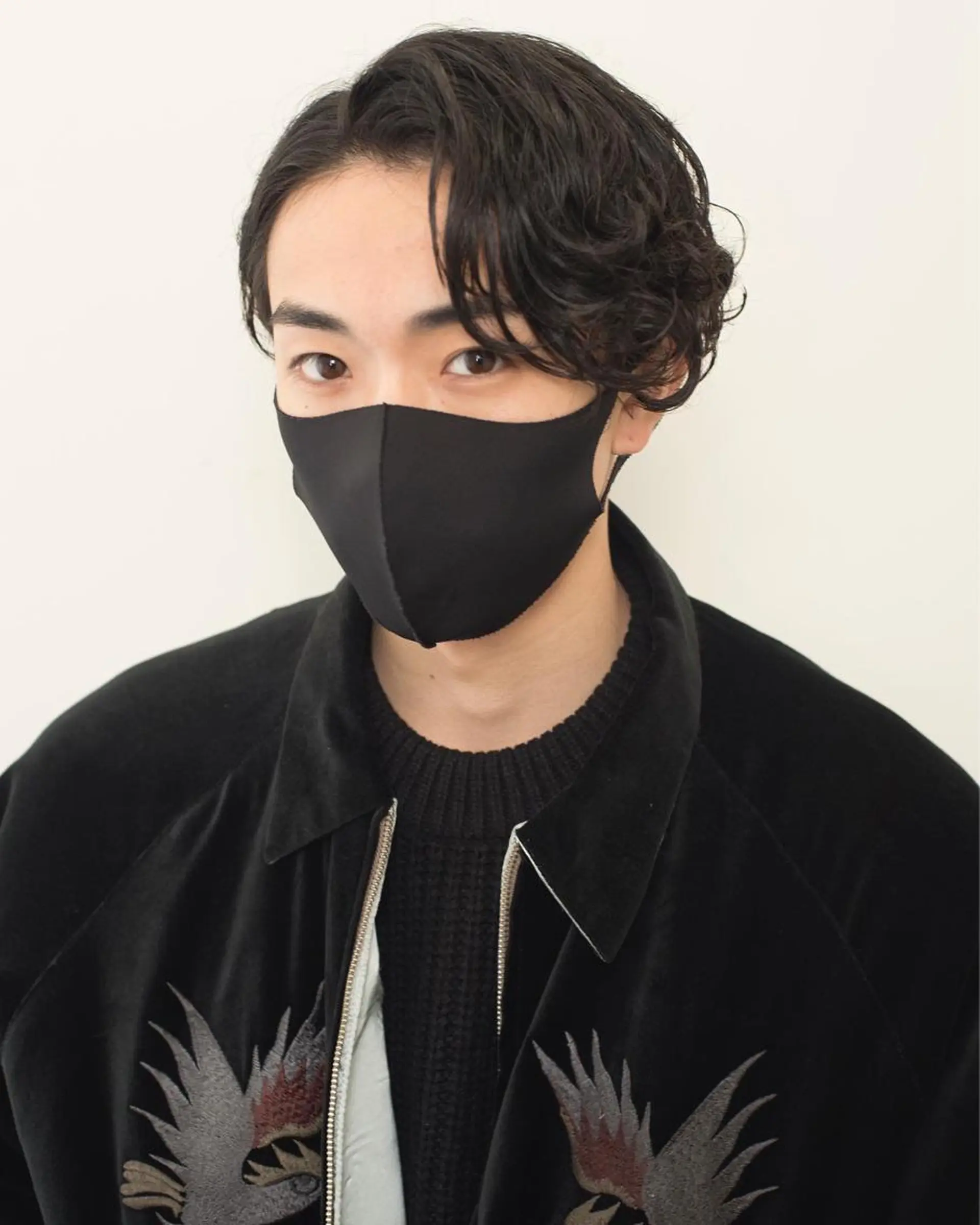 ミディアム メンズ 千葉 慎也のヘアスタイル