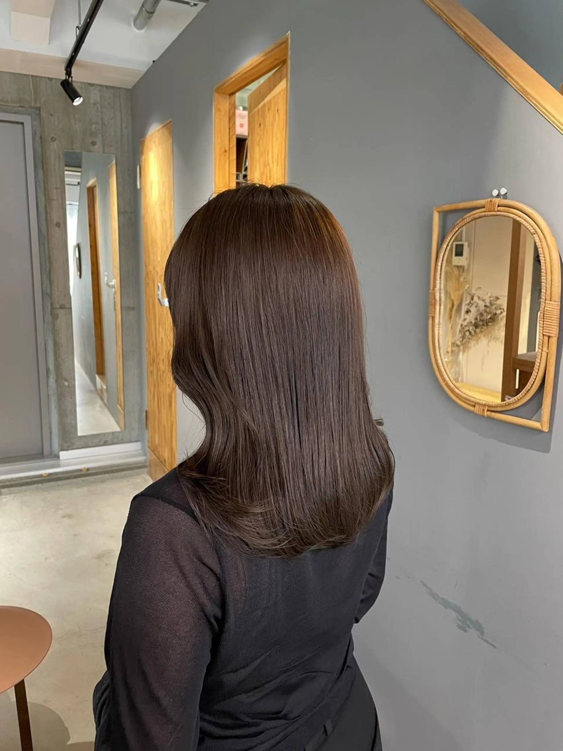 セミロング カラー ベージュカラー カット ヘアカラー トリートメント noa ☪︎のヘアスタイル