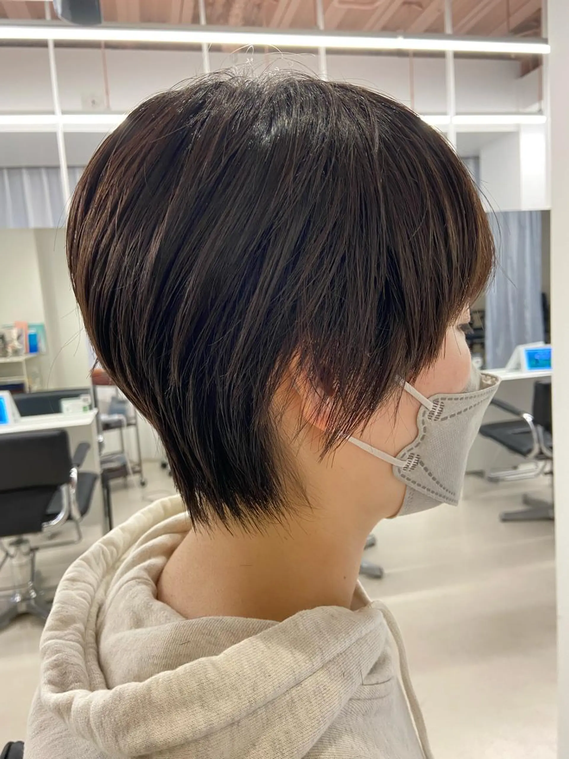 ショート 髪質改善カラー✨質感 ショート✨石山航のヘアスタイル