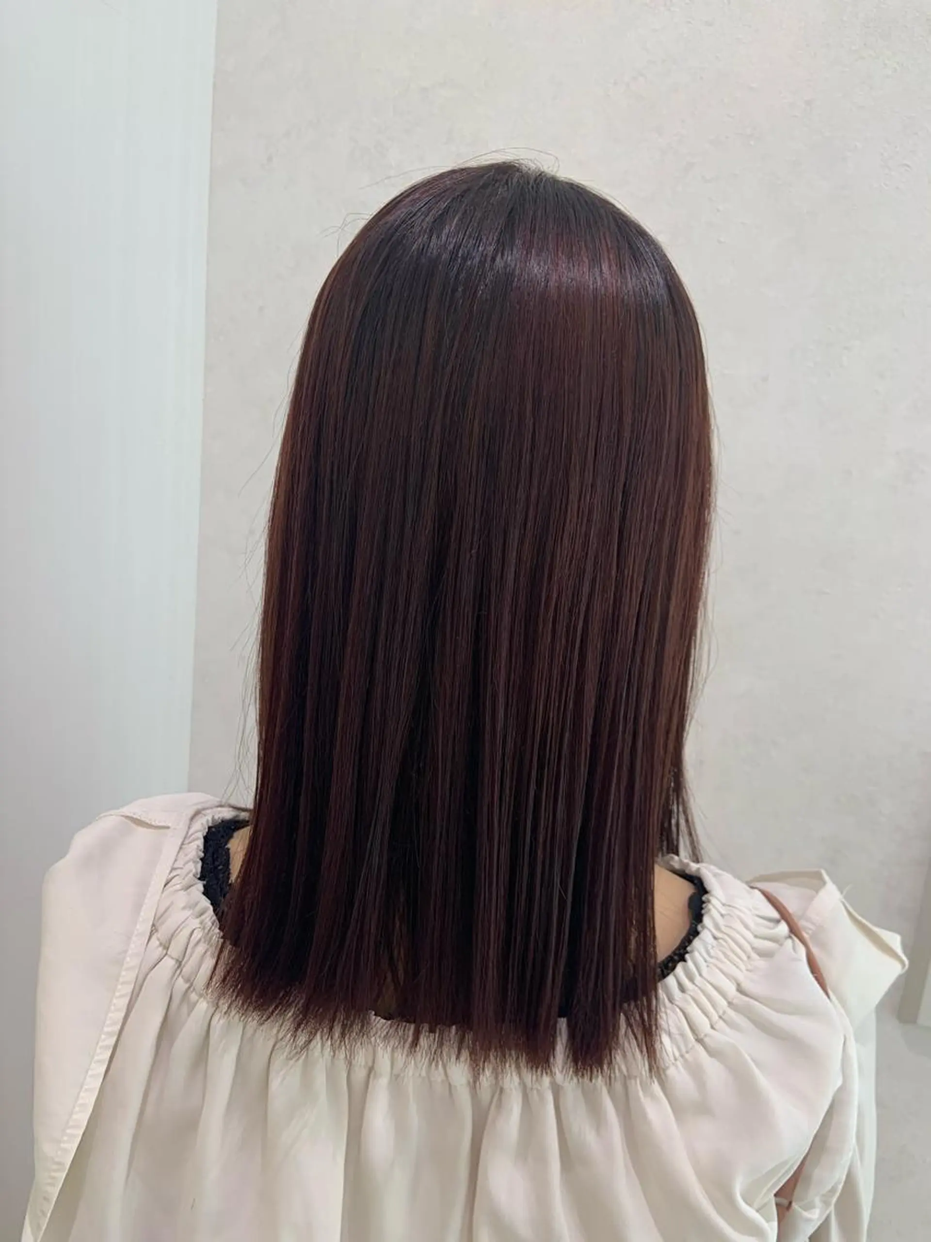 ミディアム カラー パーマ ヘアアレンジ カット 縮毛矯正 トリートメント ハイトーンカラー🤍 山下 優華のヘアスタイル