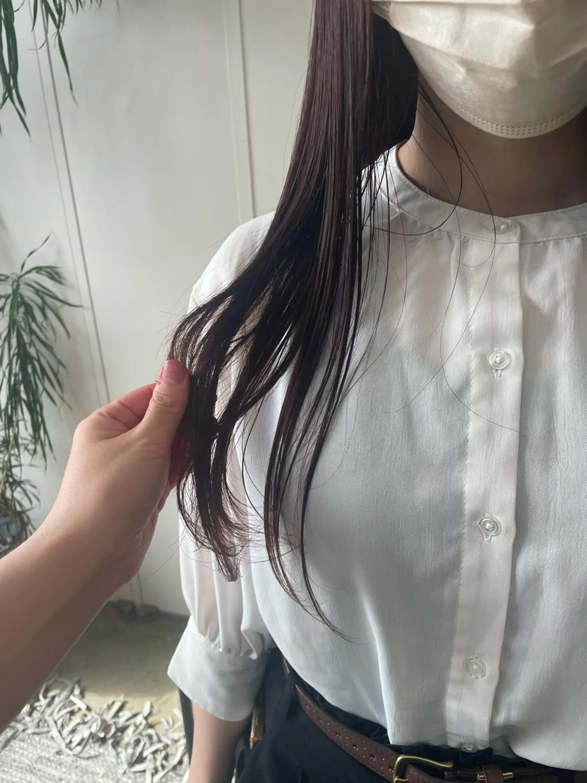 ロング 鈴木瑛里／ブロンド ベージュ／男女のヘアスタイル