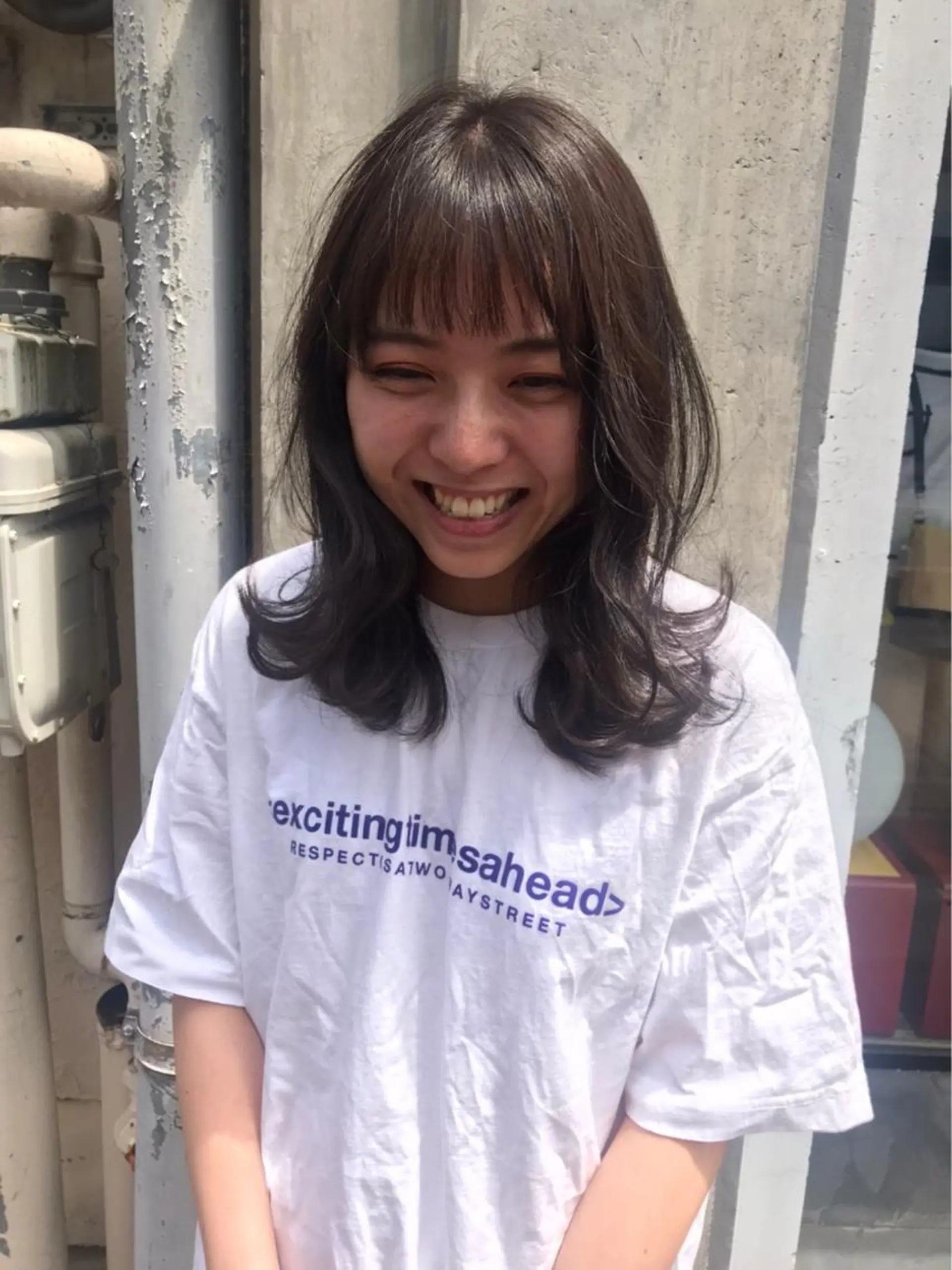 ミディアム カラー アッシュ オリーブアッシュ Rondo岐阜公式/ 岐阜No.1髪質改善のヘアスタイル