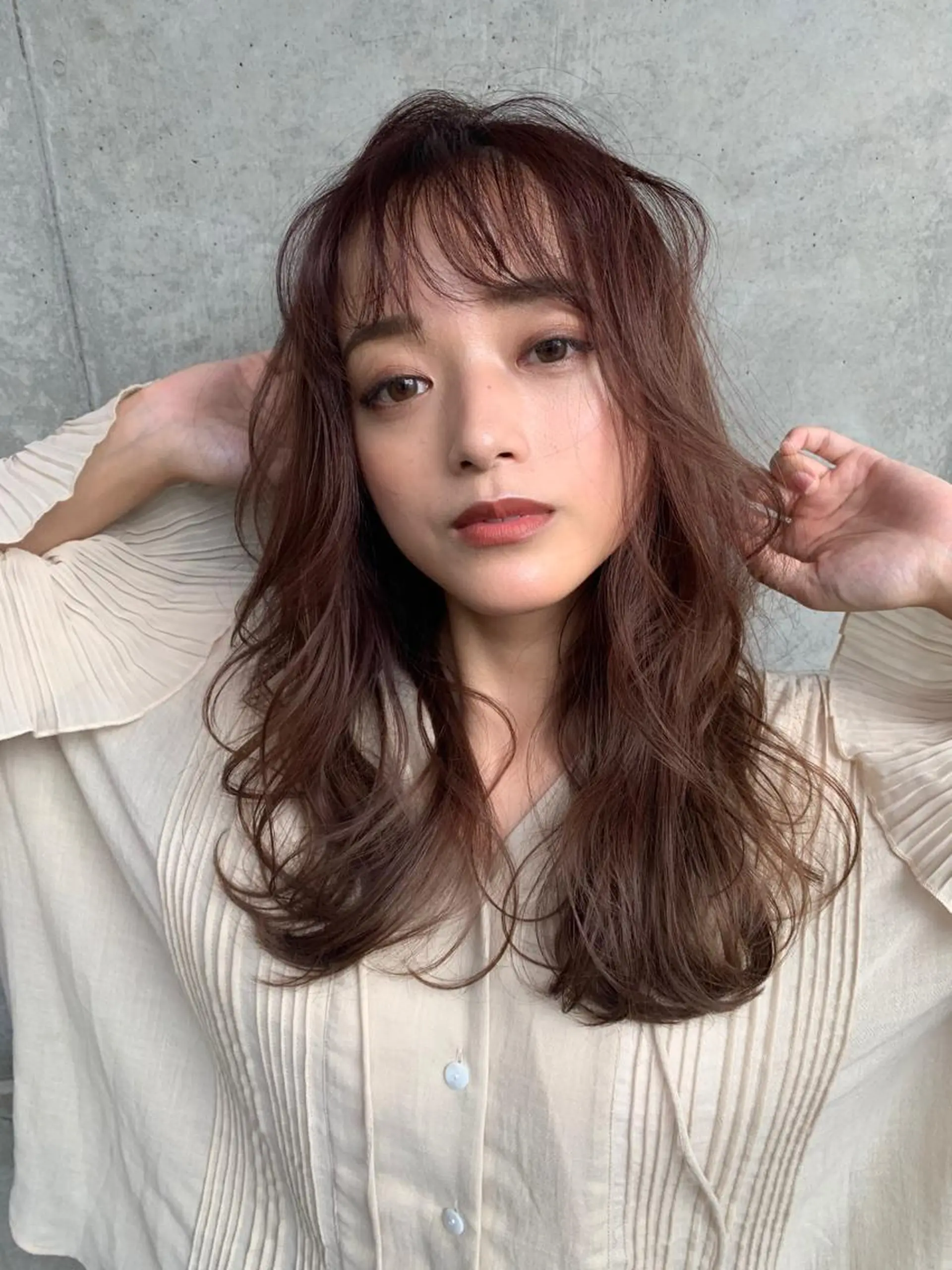 ロング カラー ヘアアレンジ 髪質改善/縮毛/新宿 🫧SUZUKA🫧のヘアスタイル