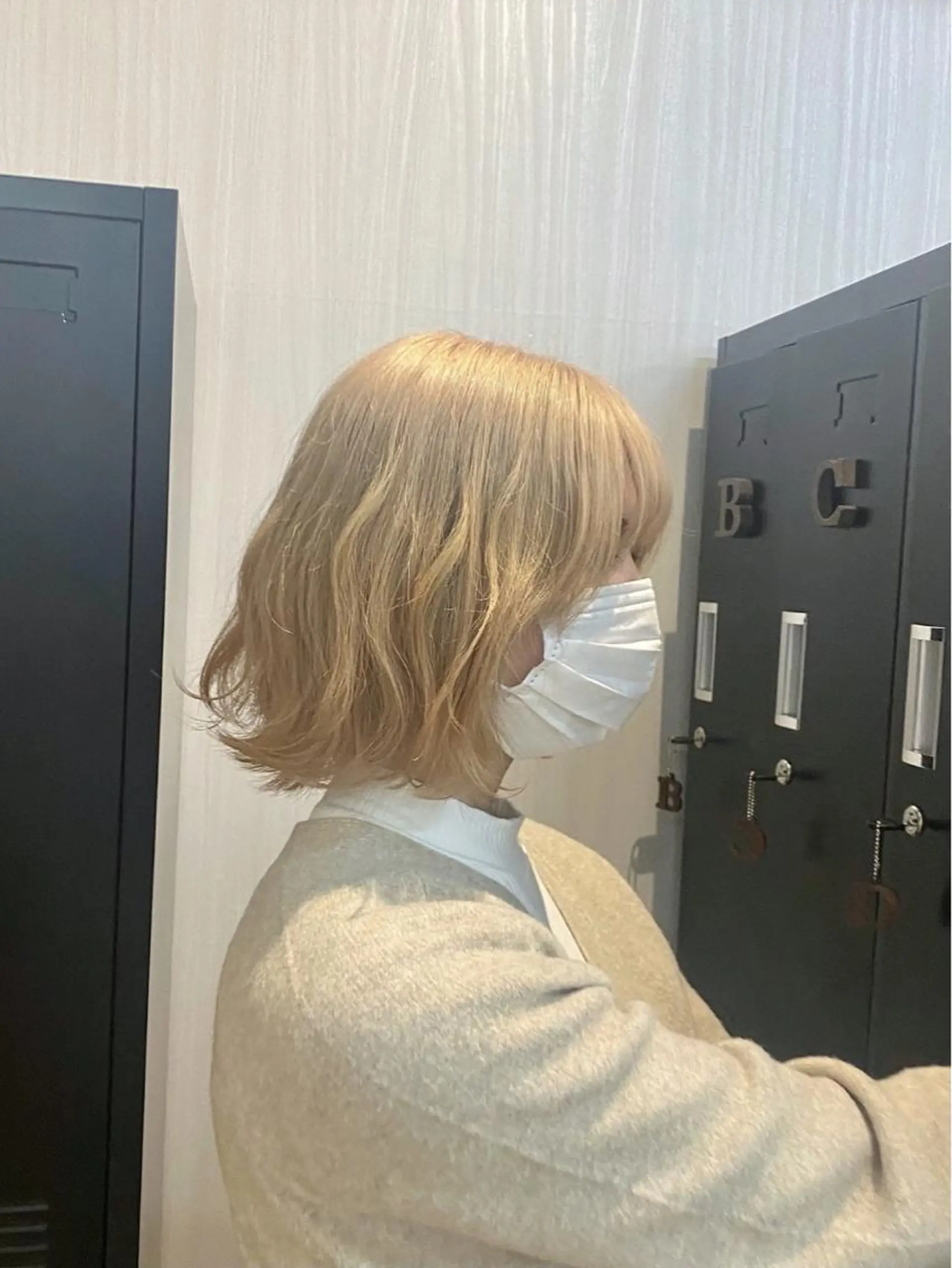 ミディアム ヘアカラー トリートメント 💎縮毛矯正/透明感 カラー💎椎葉みひろのヘアスタイル