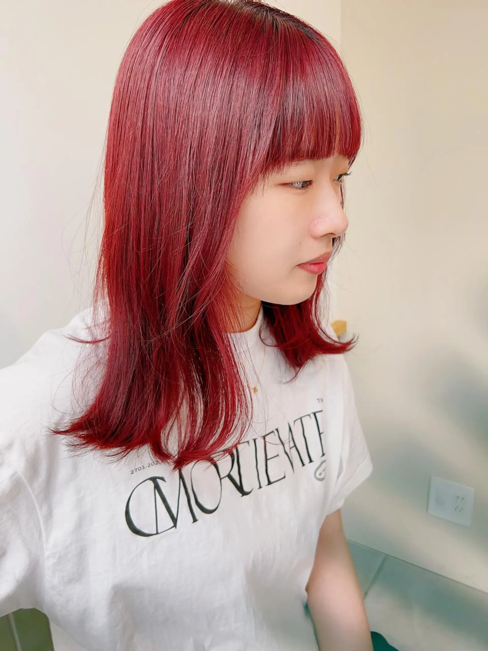 ミディアム カラー ヘアアレンジ カット ヘアカラー トリートメント 【代表】 たき〜のヘアスタイル