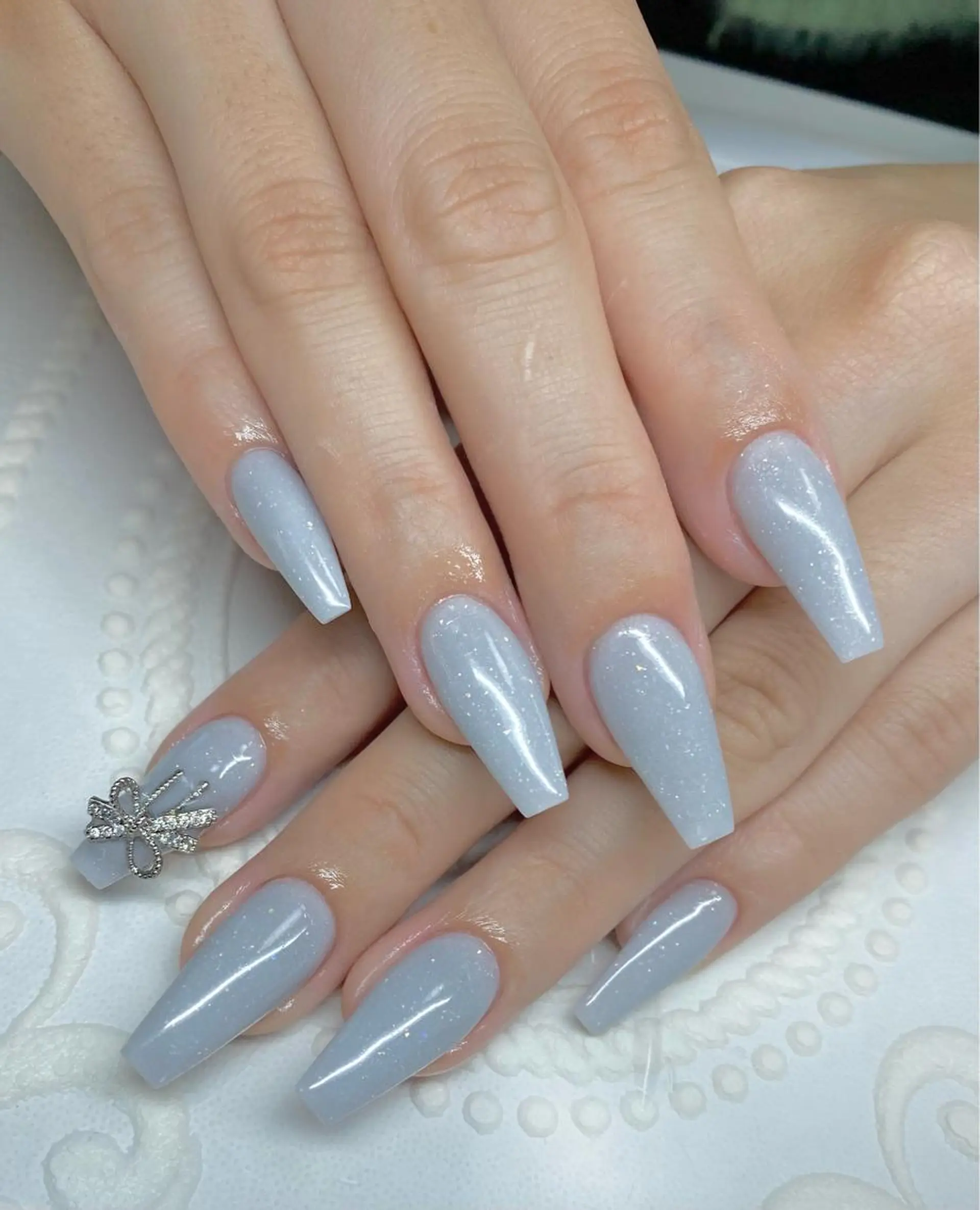 セミロング ネイル ラメ(グリッター) ハンドネイル lune nail_2017のその他イメージ