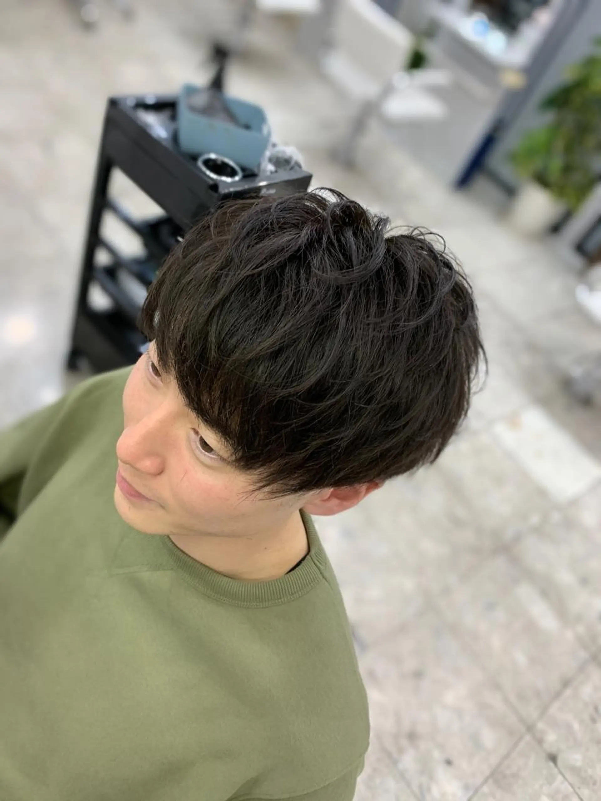 パーマ メンズ メンズパーマ 相武台ショート特化 💐川崎希💐のヘアスタイル