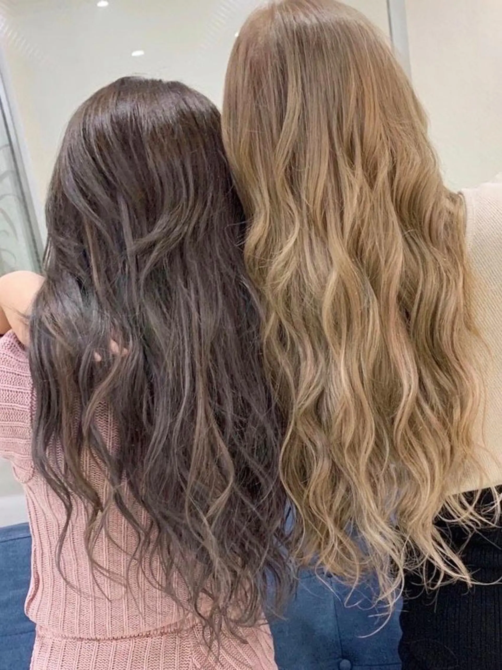 ロング カラー ヘアアレンジ Device ディバイスのヘアスタイル