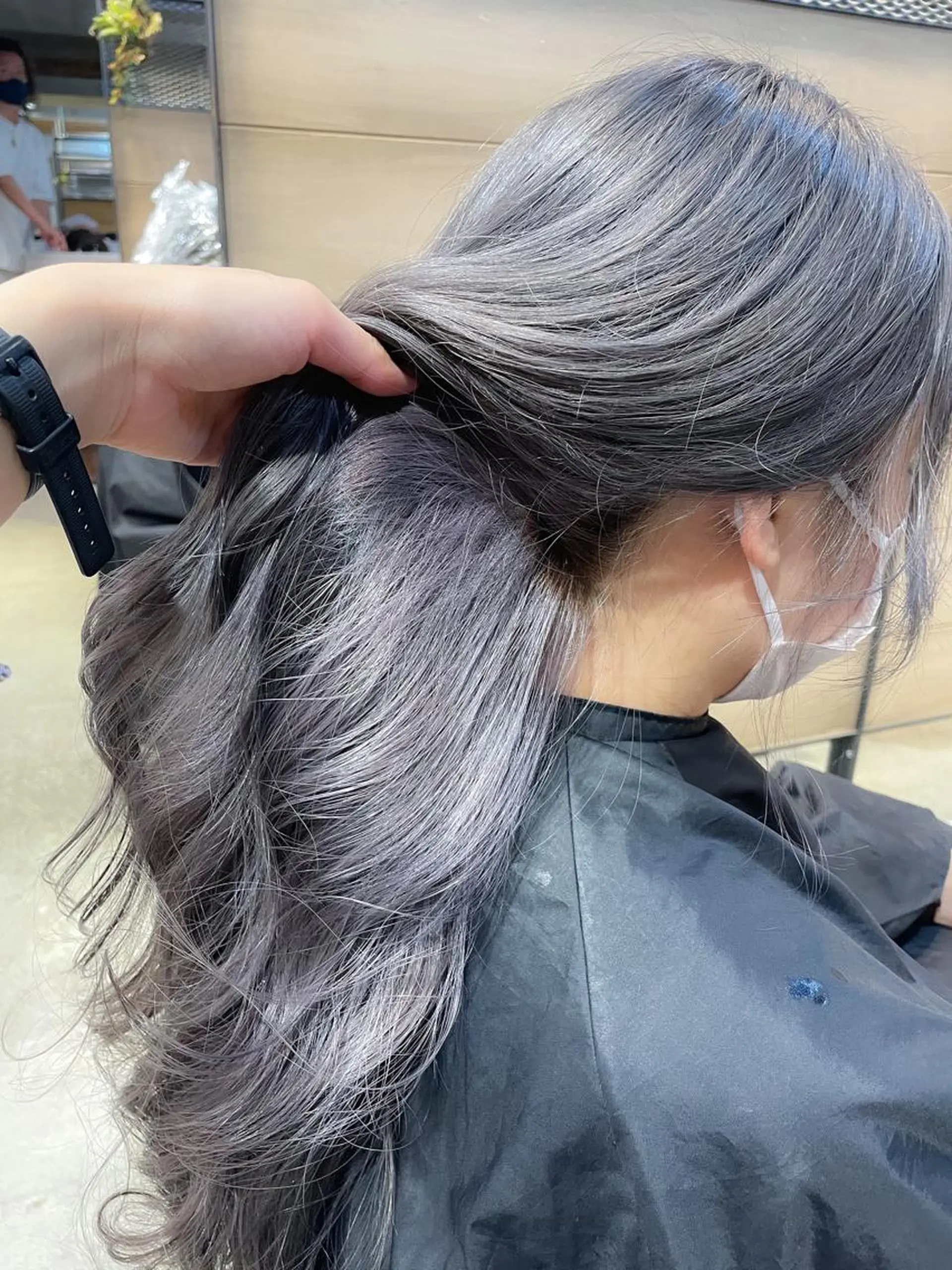ロング カット ヘアカラー youres hair 髪質改善トリートメント&ヘッドスパ  新宿三丁目店【ユアーズヘア】所属・🦋透明感カラー 👑NODOKA🦋のヘアスタイル