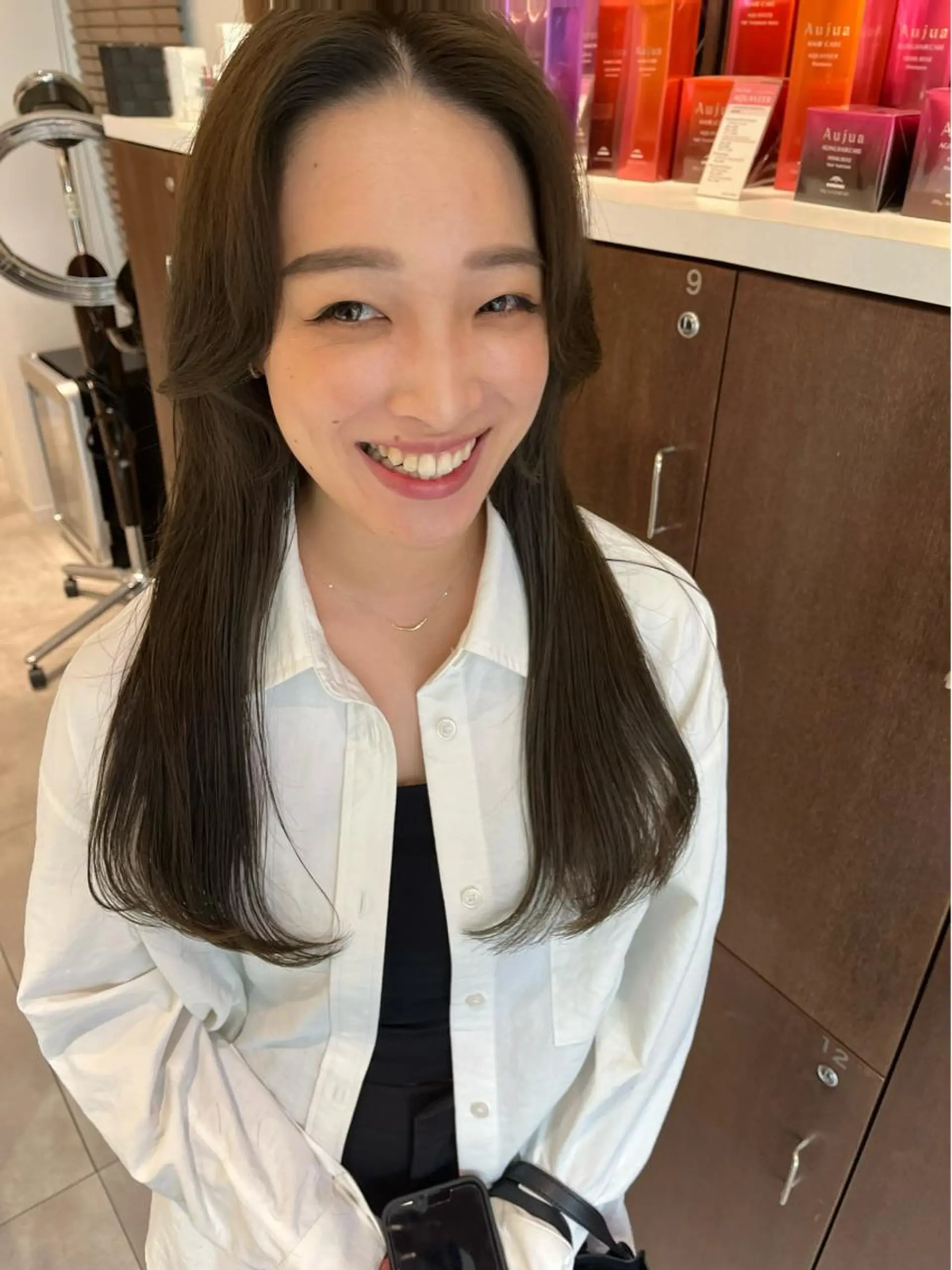 ロング ヘアカラー 和田 琉々香のヘアスタイル
